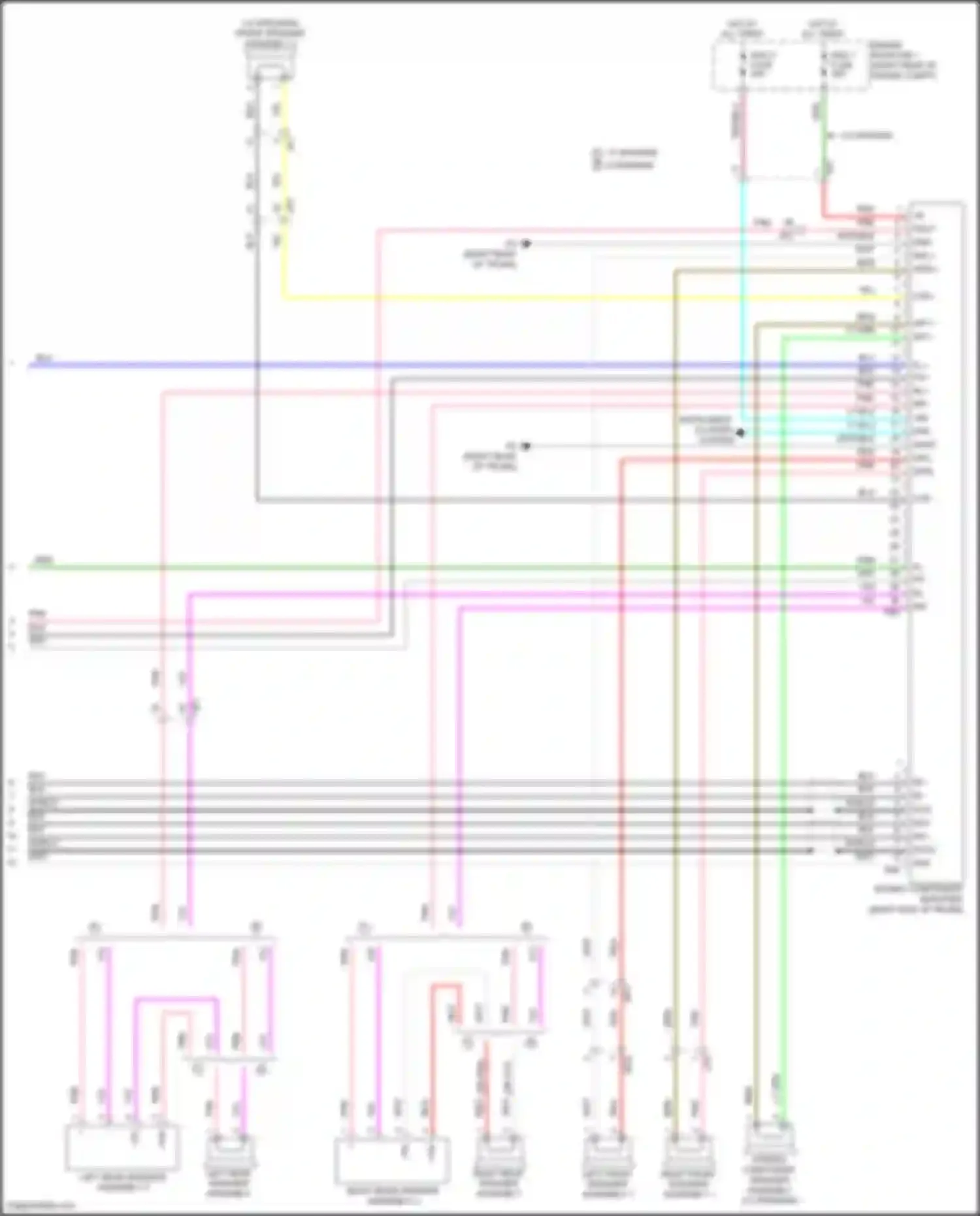 IS Lexus III (2013-2016): Radio circuit, w/ navigation (4 of 4)