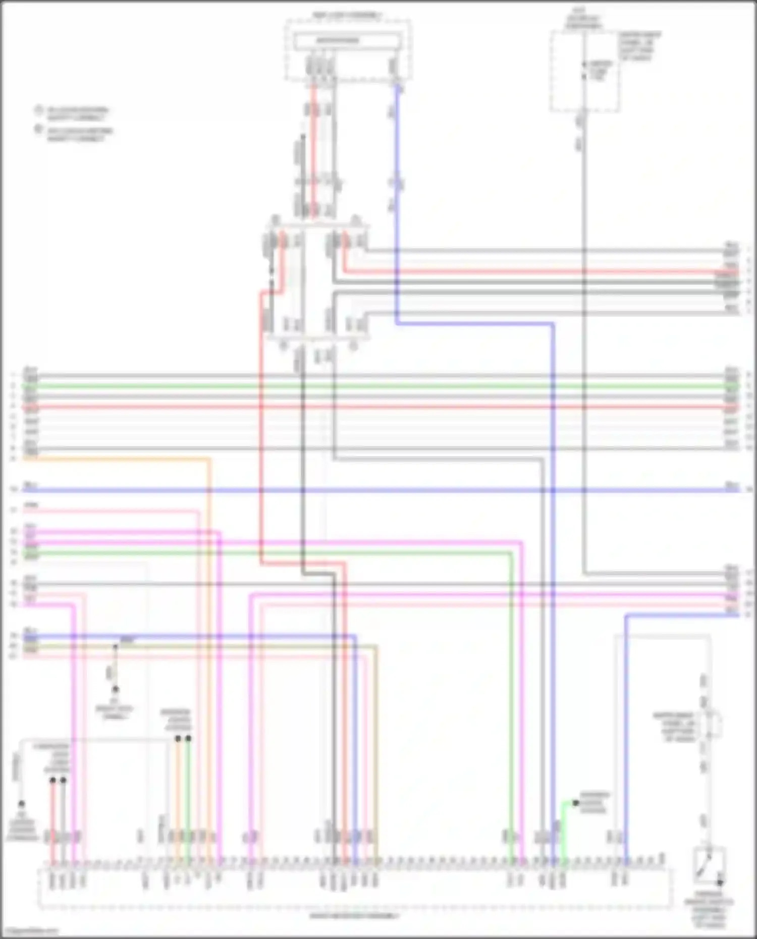 IS Lexus III (2013-2016): Radio circuit, w/ navigation (4 of 6)