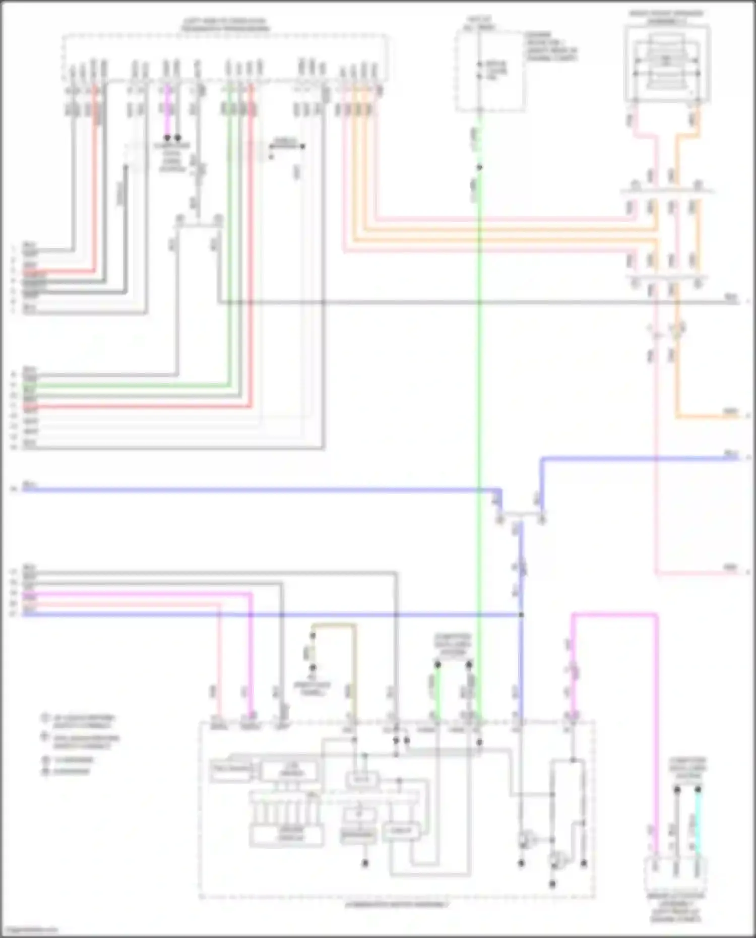 IS Lexus III (2013-2016): Radio circuit, w/ navigation (5 of 6)