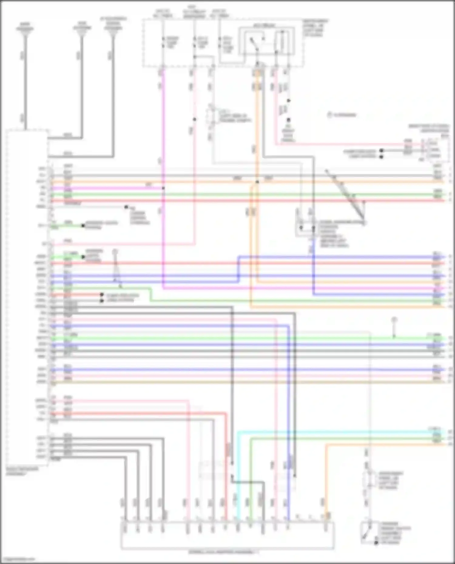 IS Lexus III (2013-2016): Radio circuit, w/o navigation (1 of 5)