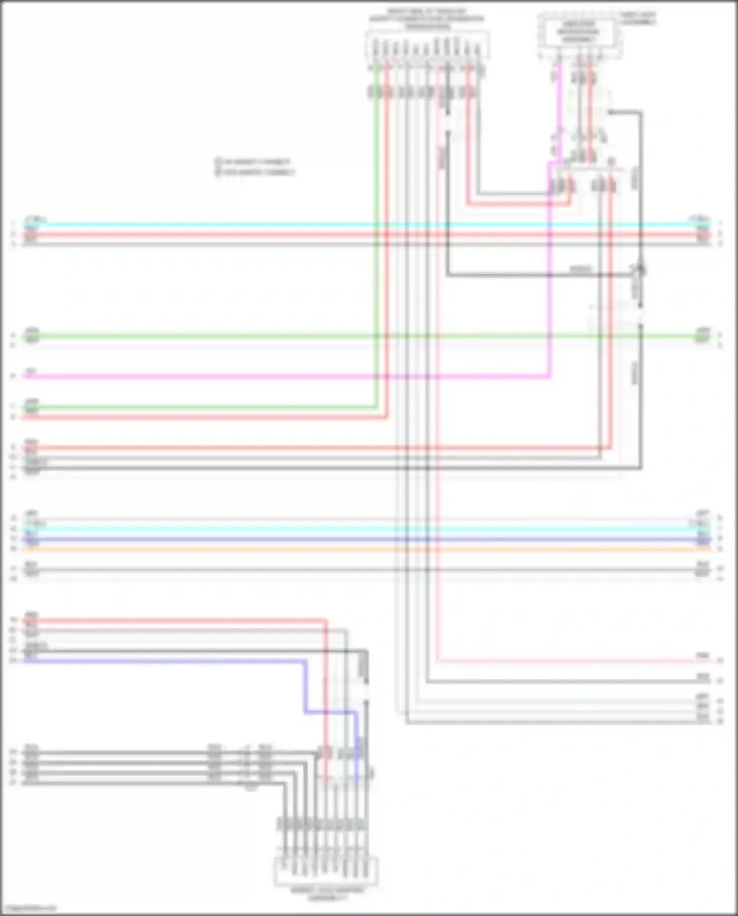 IS Lexus III (2013-2016): Radio circuit, w/o navigation (2 of 3)
