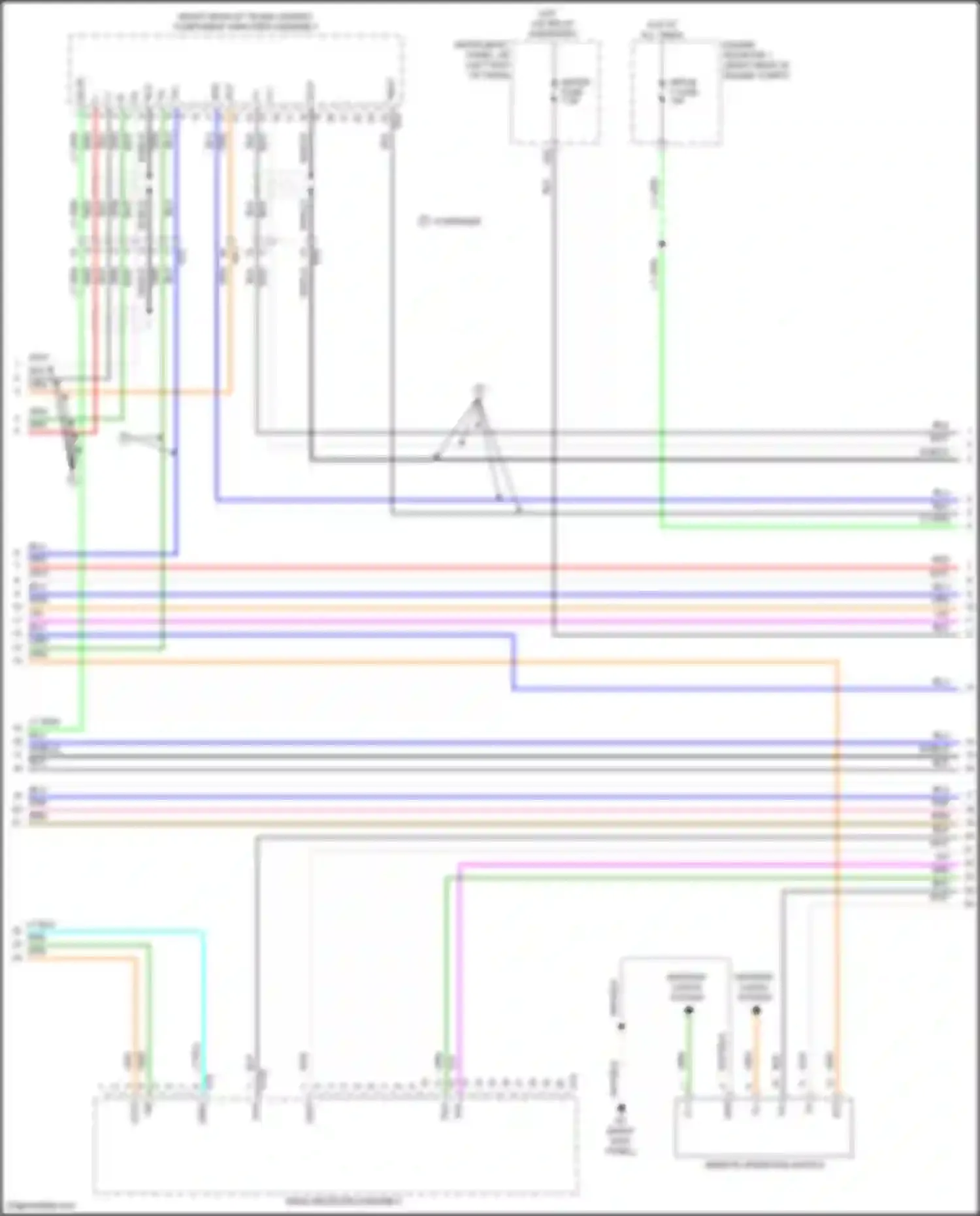 IS Lexus III (2013-2016): Radio circuit, w/o navigation (2 of 5)