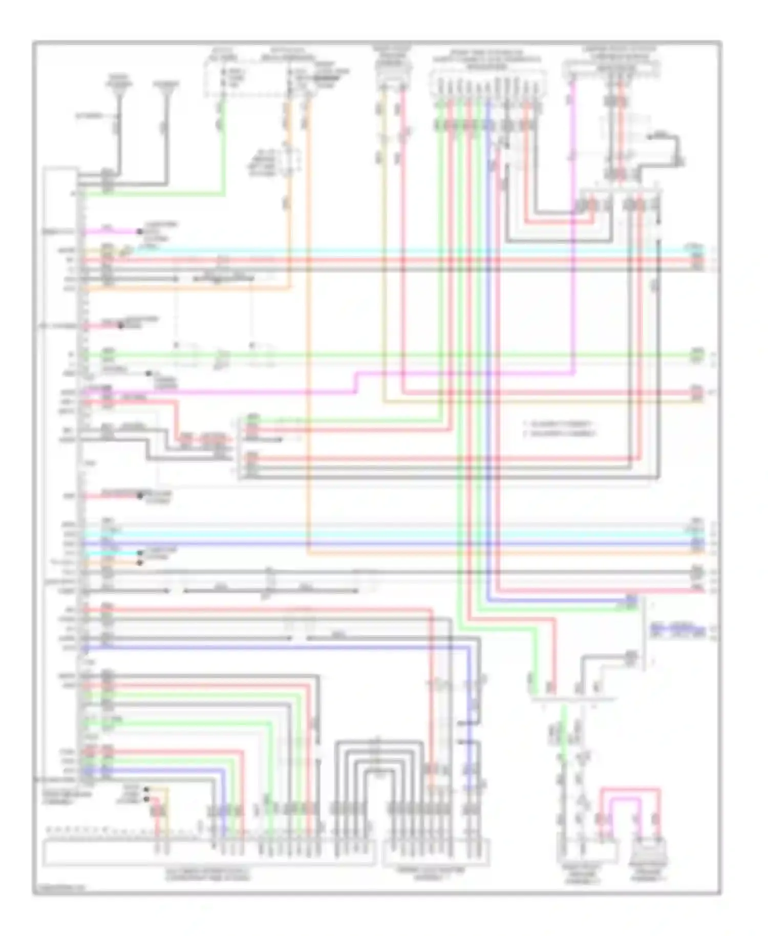 IS Lexus III (2013-2016): Radio circuit, without navigation (1 of 2)