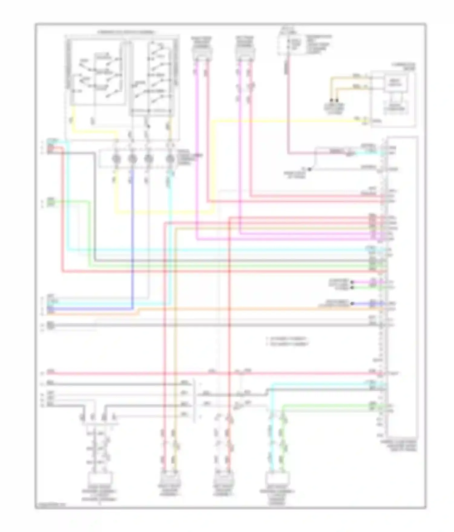 IS Lexus III (2013-2016): Radio circuit, without navigation (3 of 3)