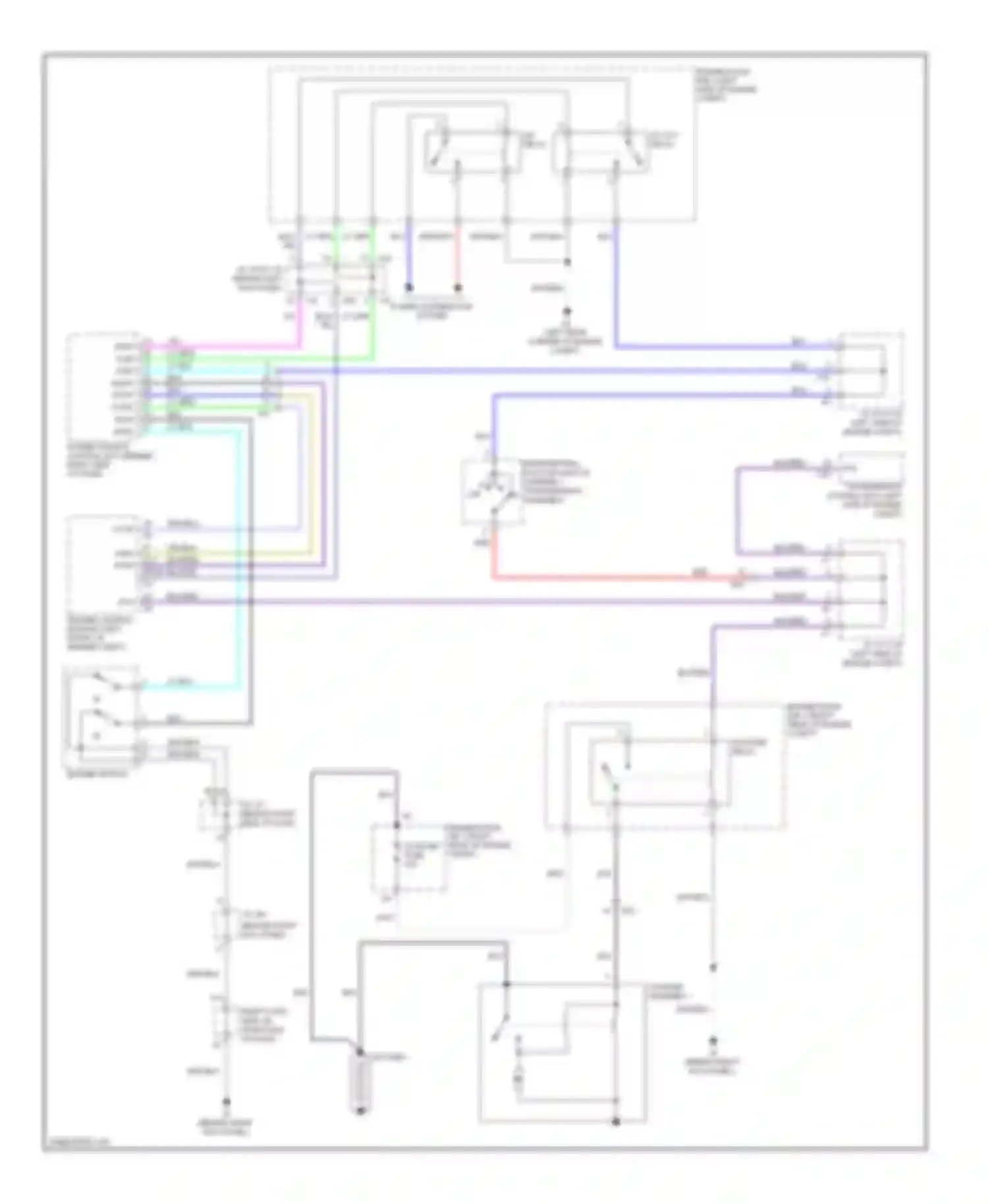 IS Lexus III (2013-2016): Starting circuit