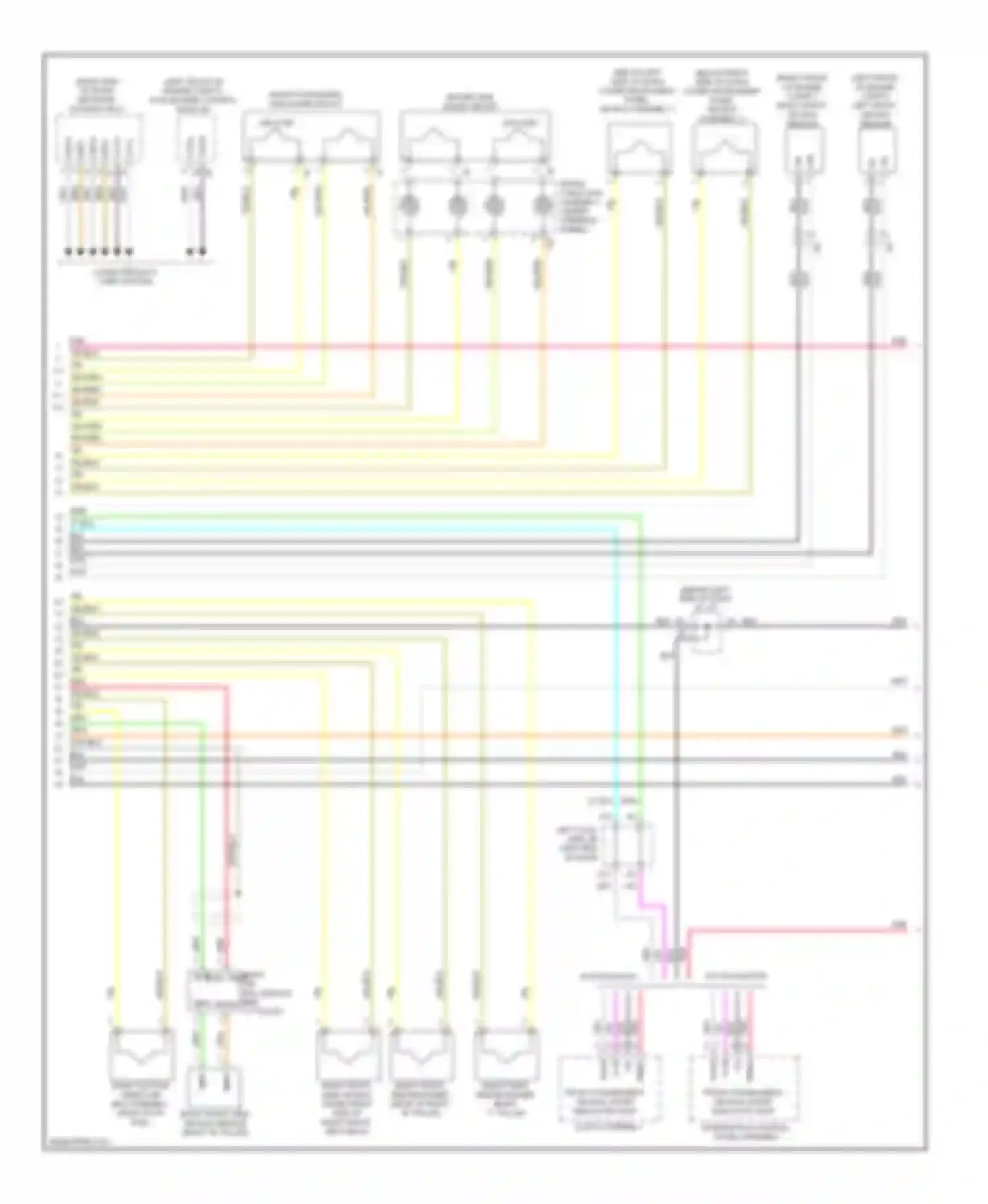 IS Lexus III (2013-2016): Supplemental restraint circuit (2 of 3)