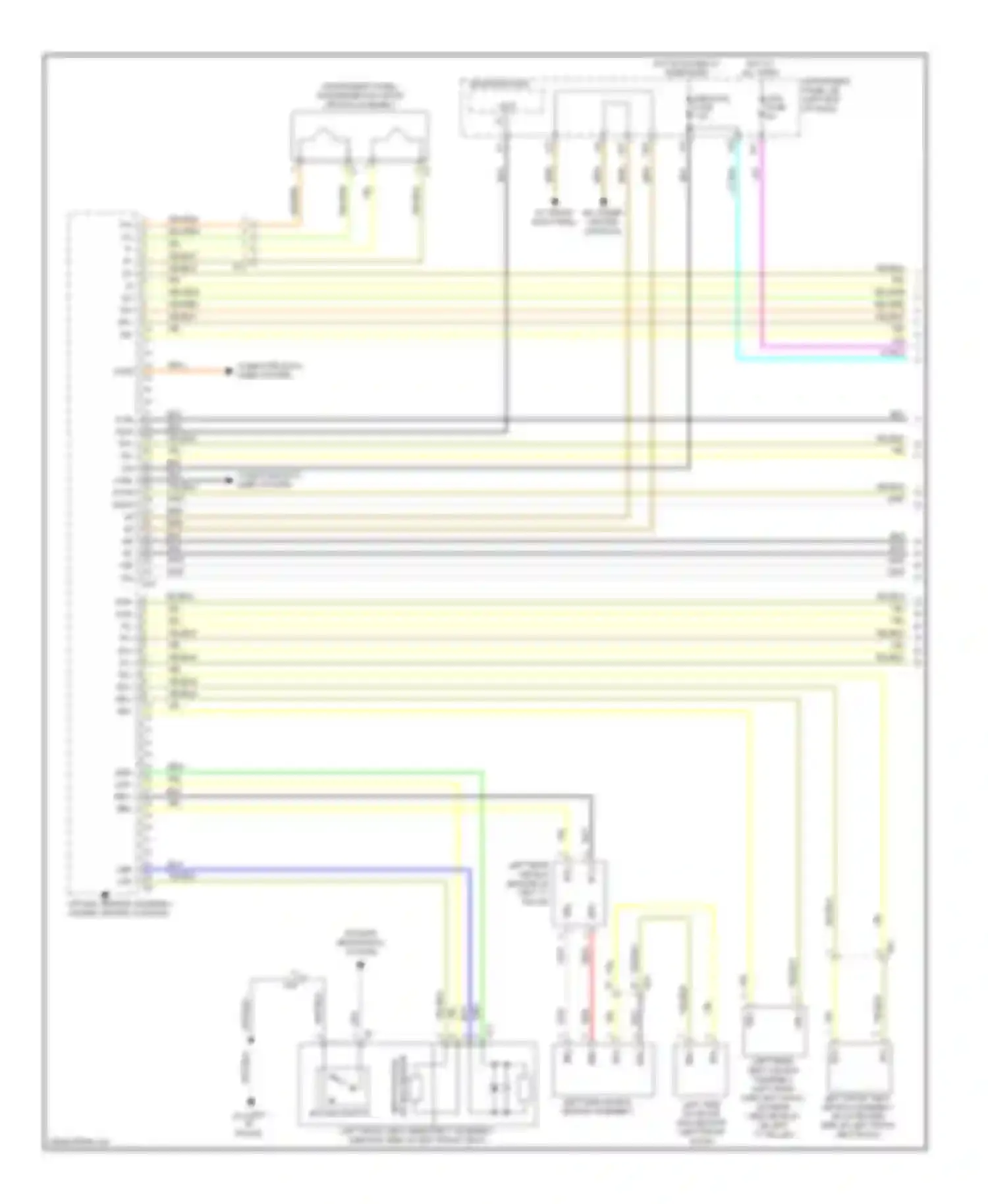 IS Lexus III (2013-2016): Supplemental restraints circuit (1 of 3)