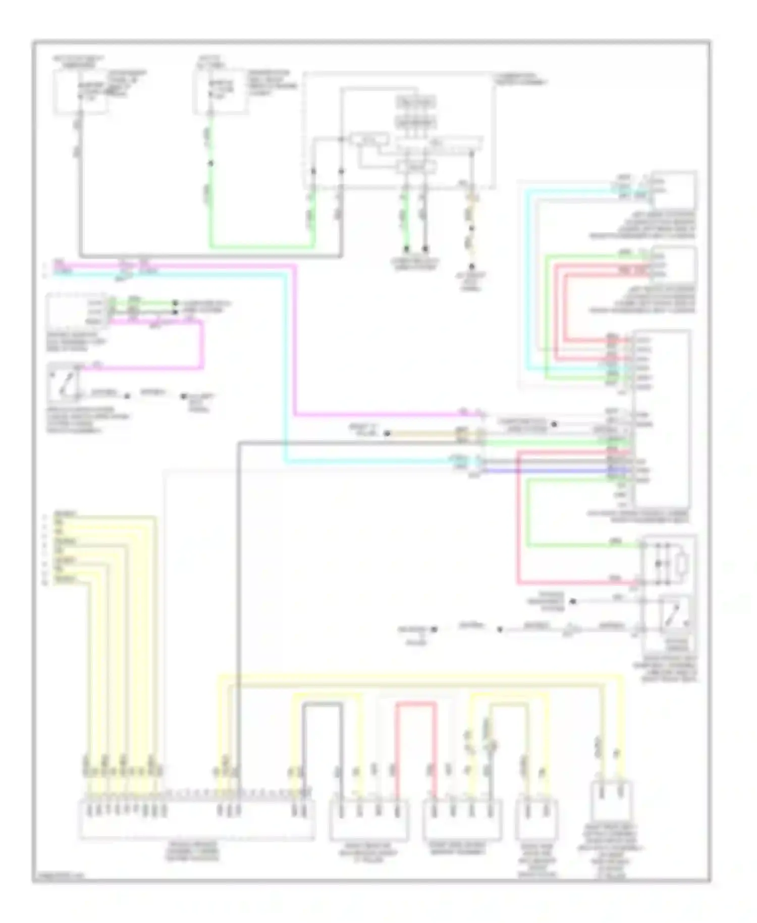 IS Lexus III (2013-2016): Supplemental restraints circuit (3 of 3)