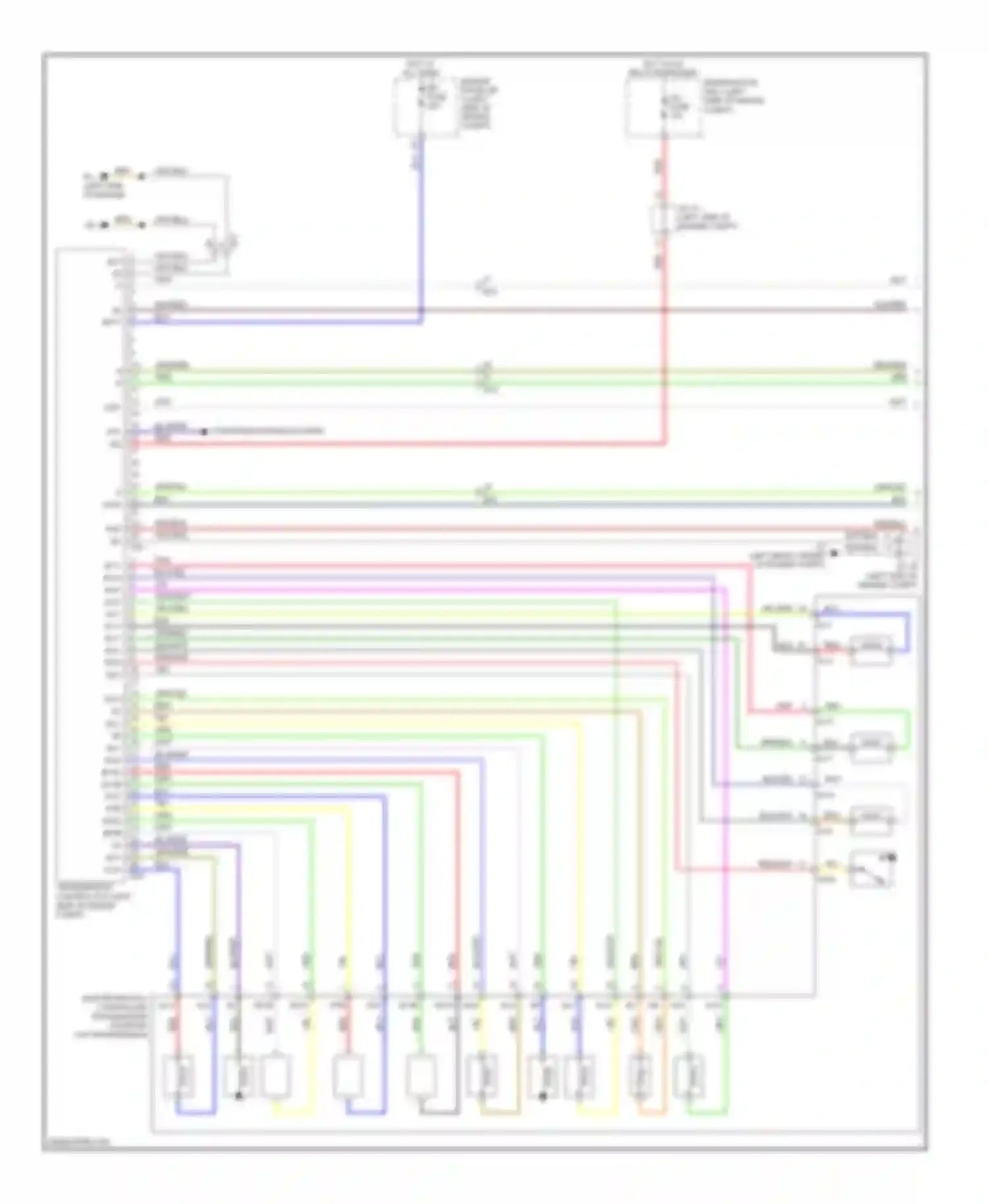 IS Lexus III (2013-2016): Transmission circuit (1 of 3)