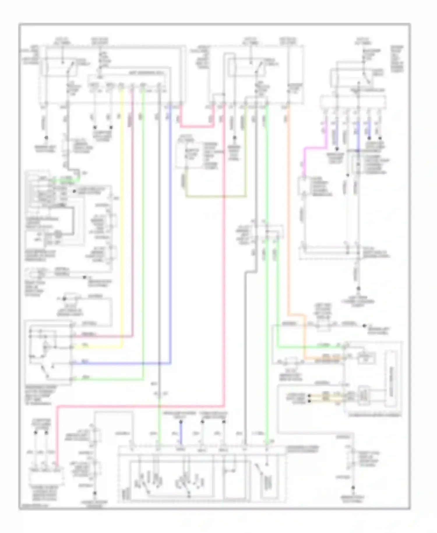 IS Lexus III (2013-2016): Front wiper/washer circuit