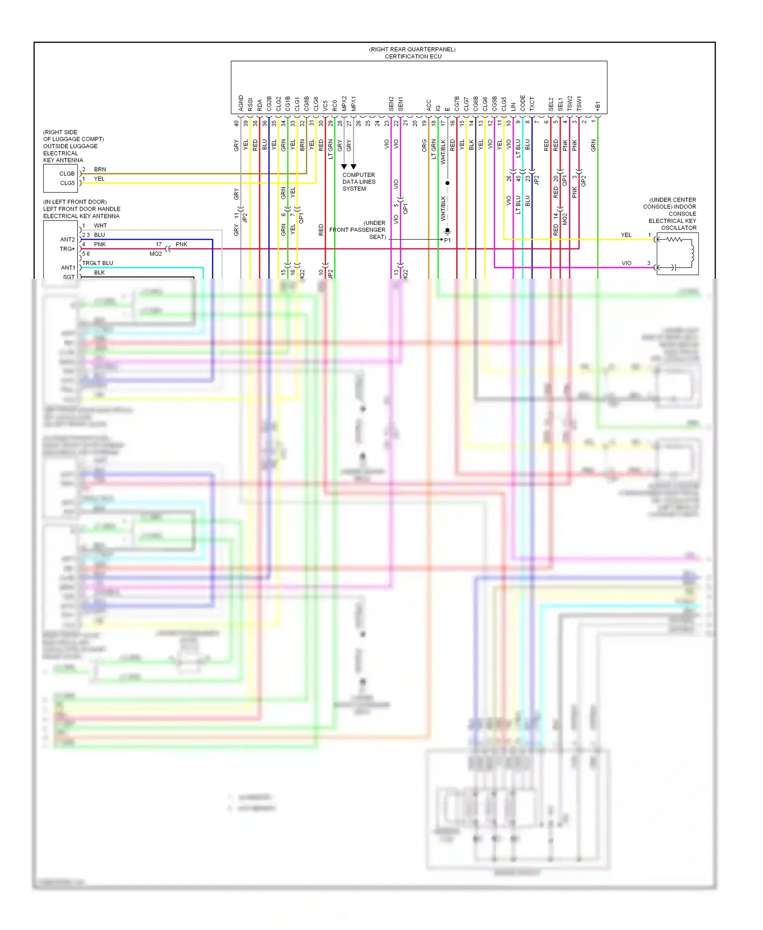 Wiring diagram 2 1 clgb for Lexus IS III (2013-2016) (1 of 2)
