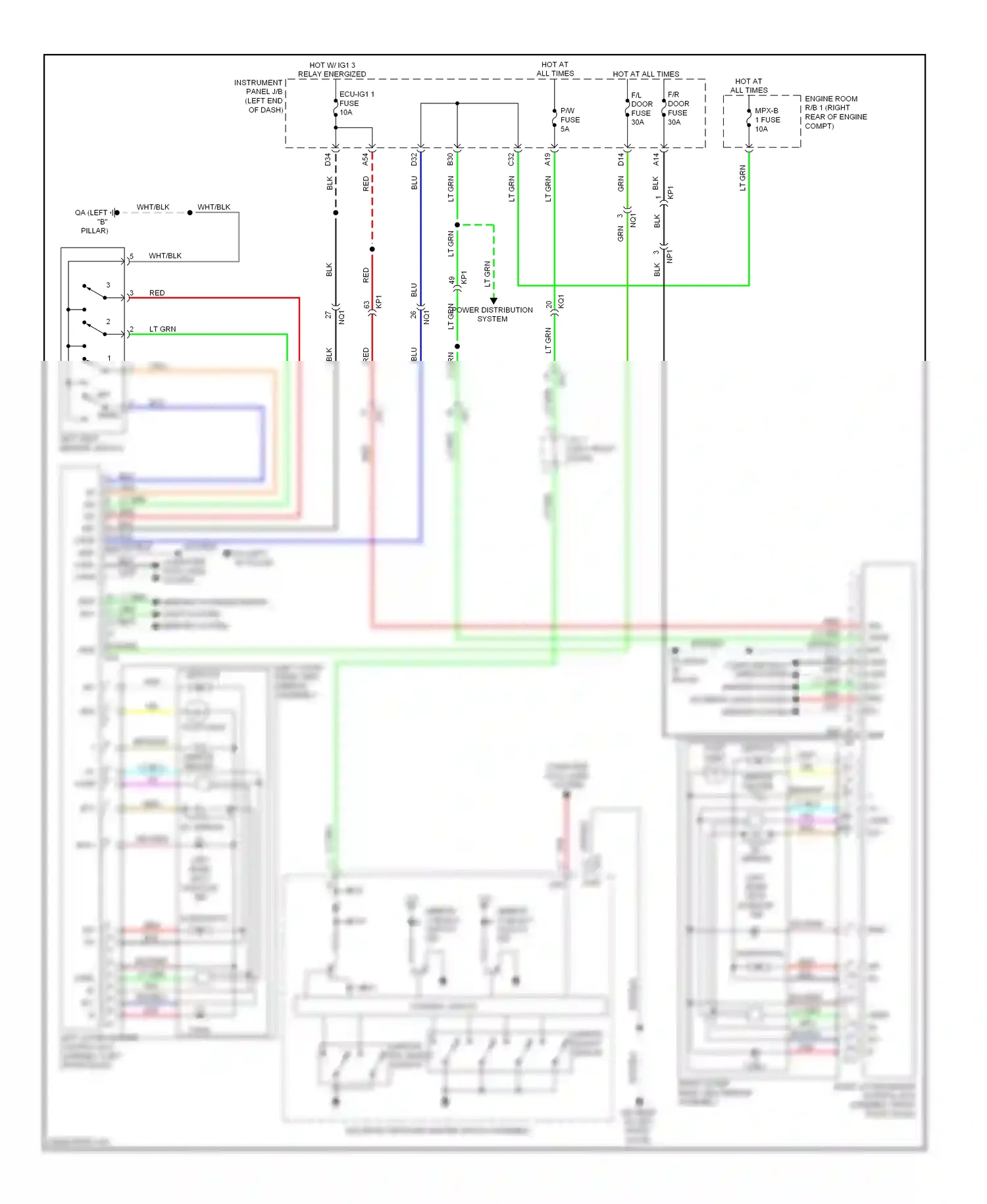 Lexus IS III (2013-2016) bdr wiring diagram  (2 of 7)