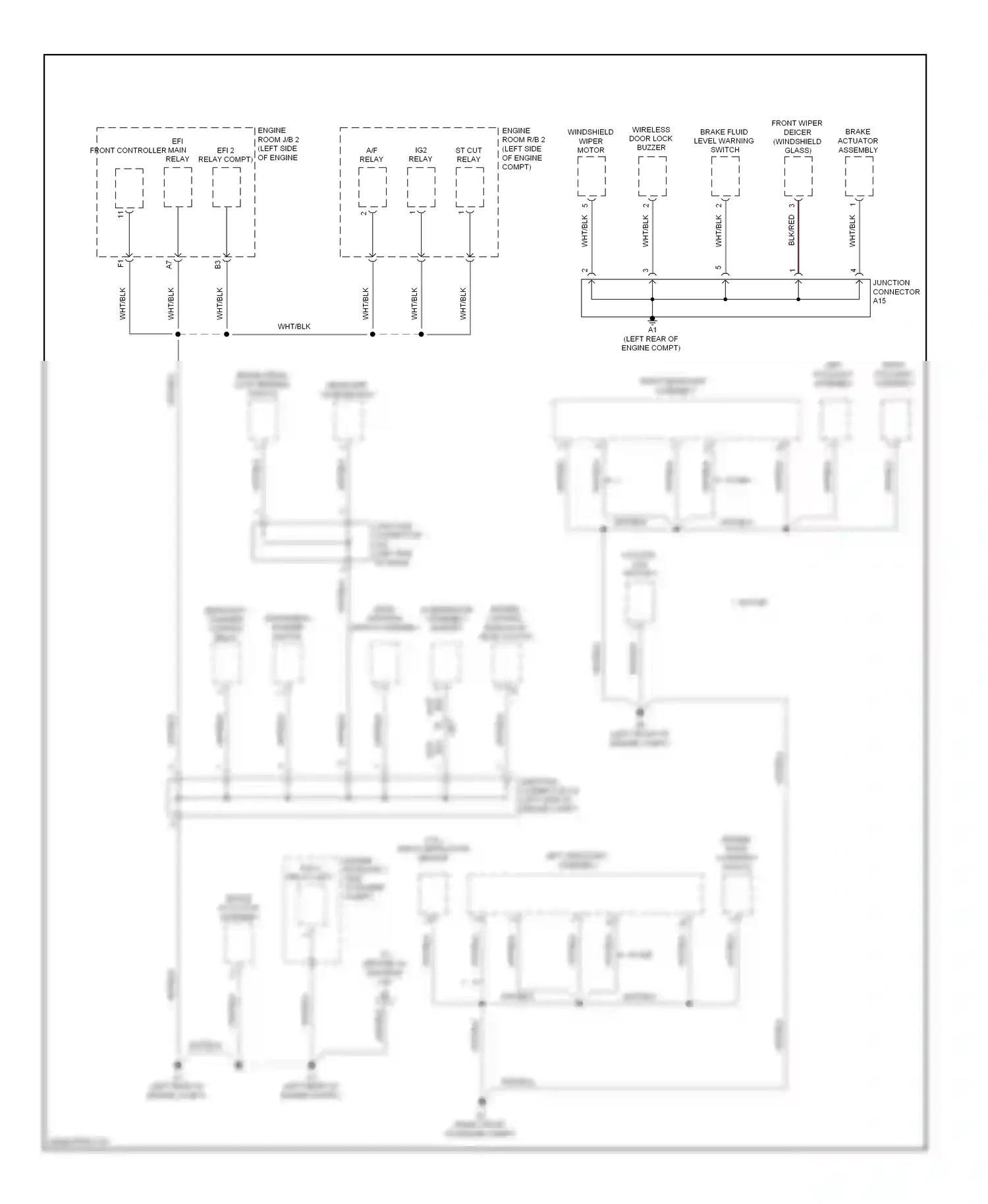 Wiring diagram brake actuator assembly for Lexus IS III (2013-2016) (4 of 9)