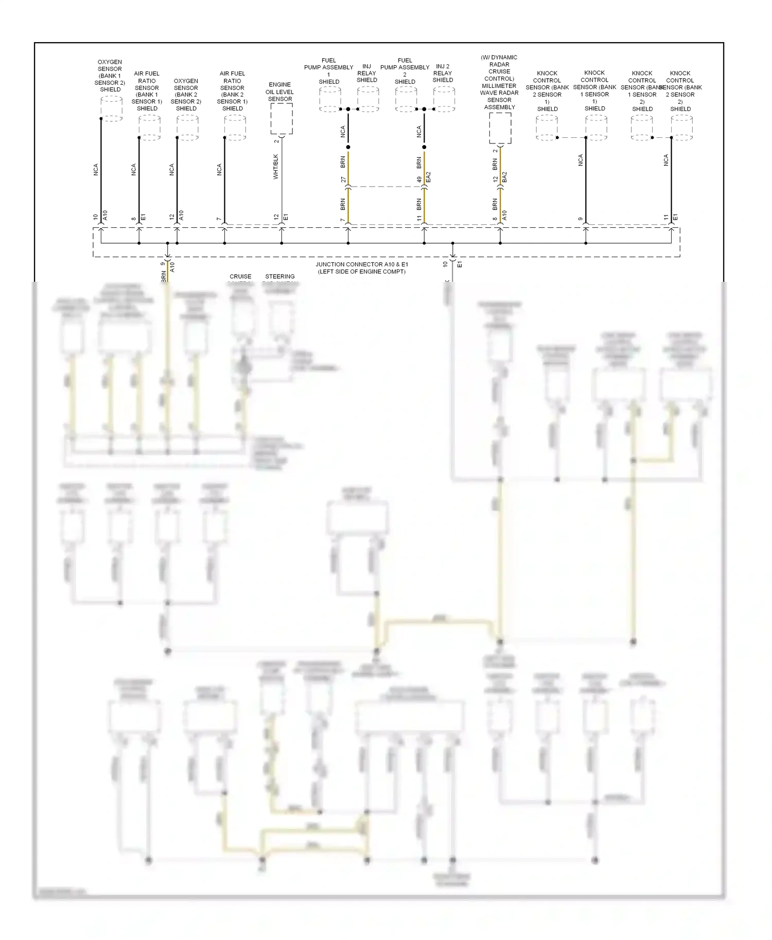 Wiring diagram canister pump module for Lexus IS III (2013-2016) (3 of 3)