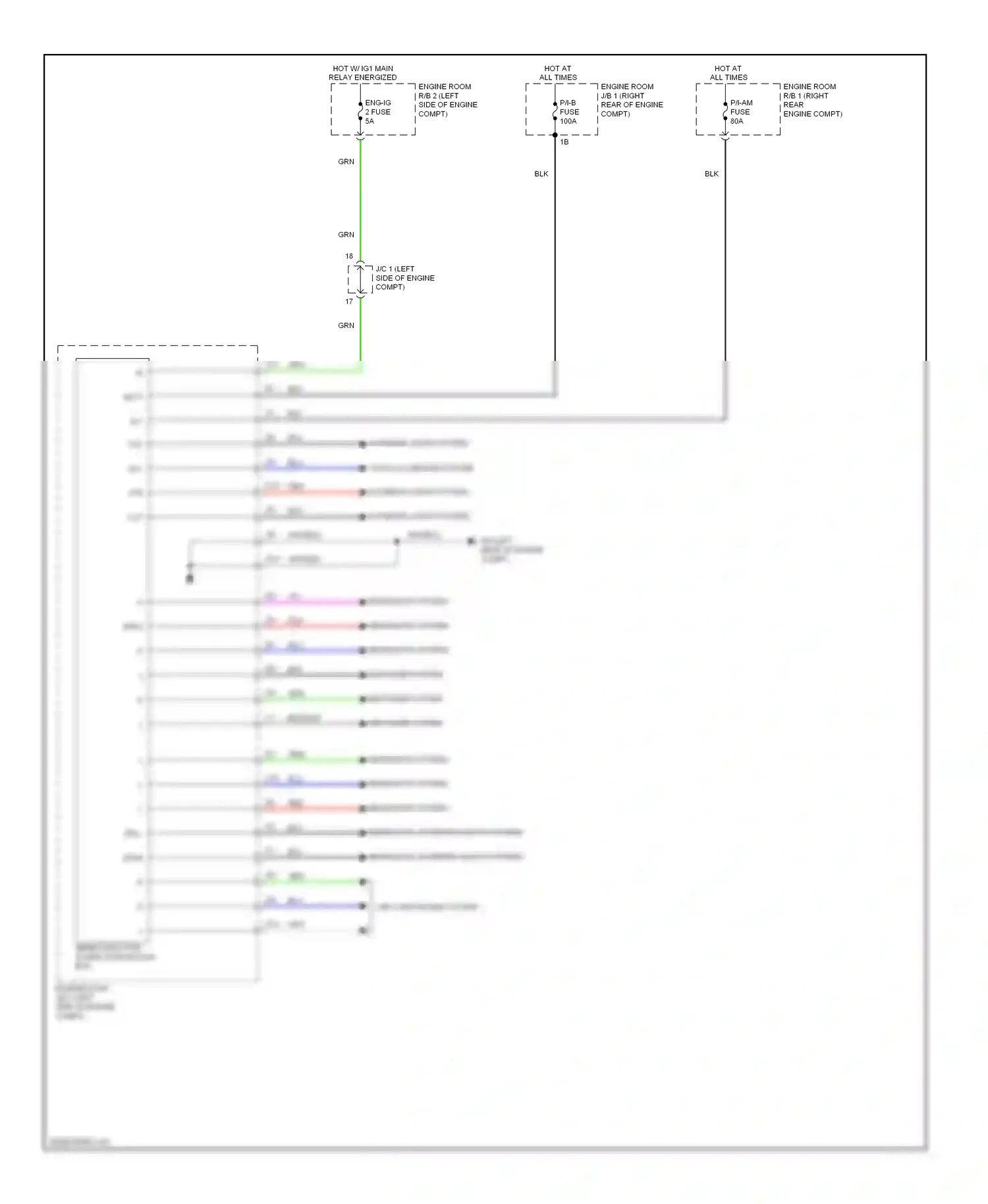 Lexus IS III (2013-2016) drll wiring diagram  (1 of 1)