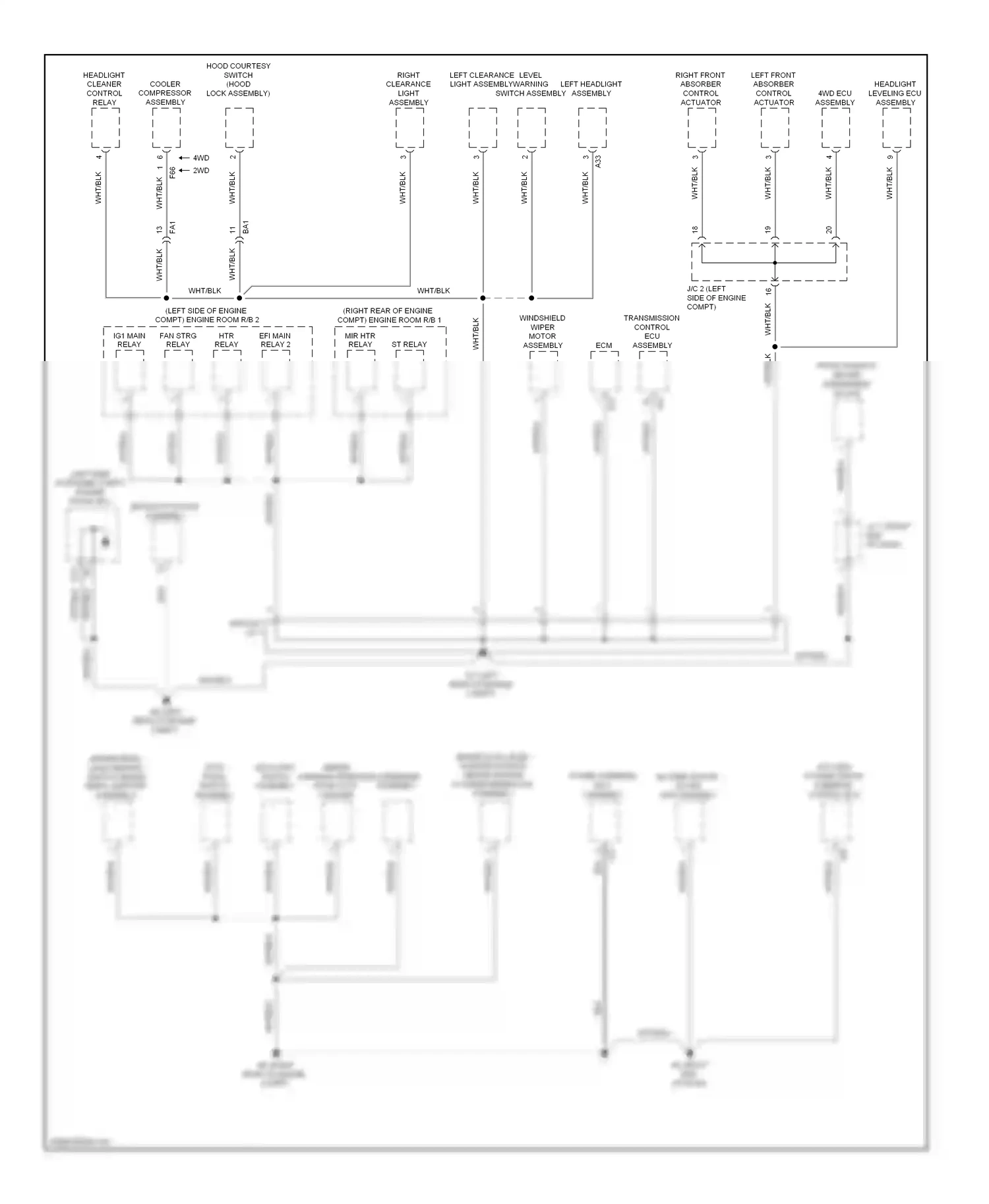 Lexus IS III (2013-2016) (ecm) wiring diagram  (1 of 2)