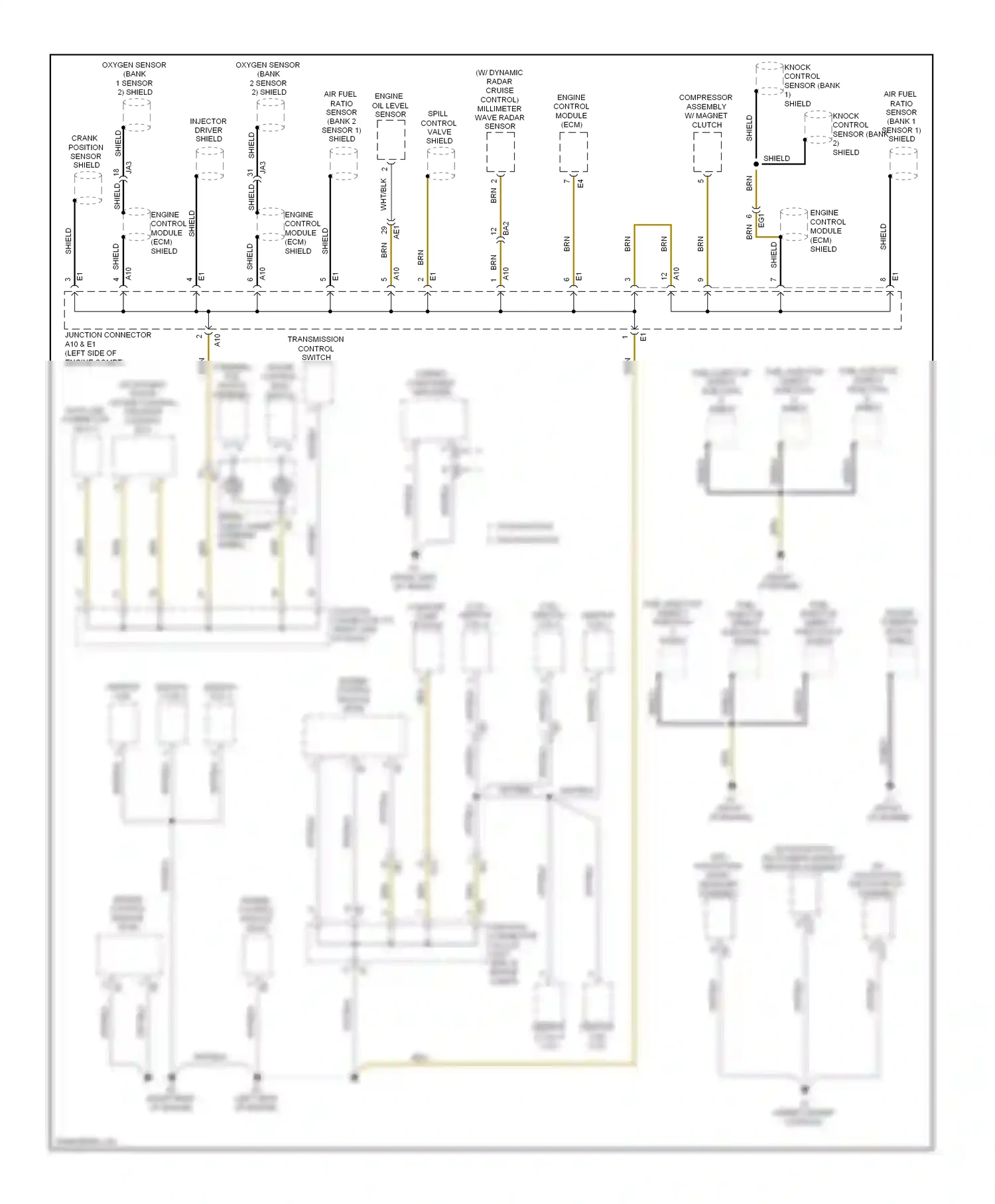 Lexus IS III (2013-2016) junction wiring diagram  (4 of 25)