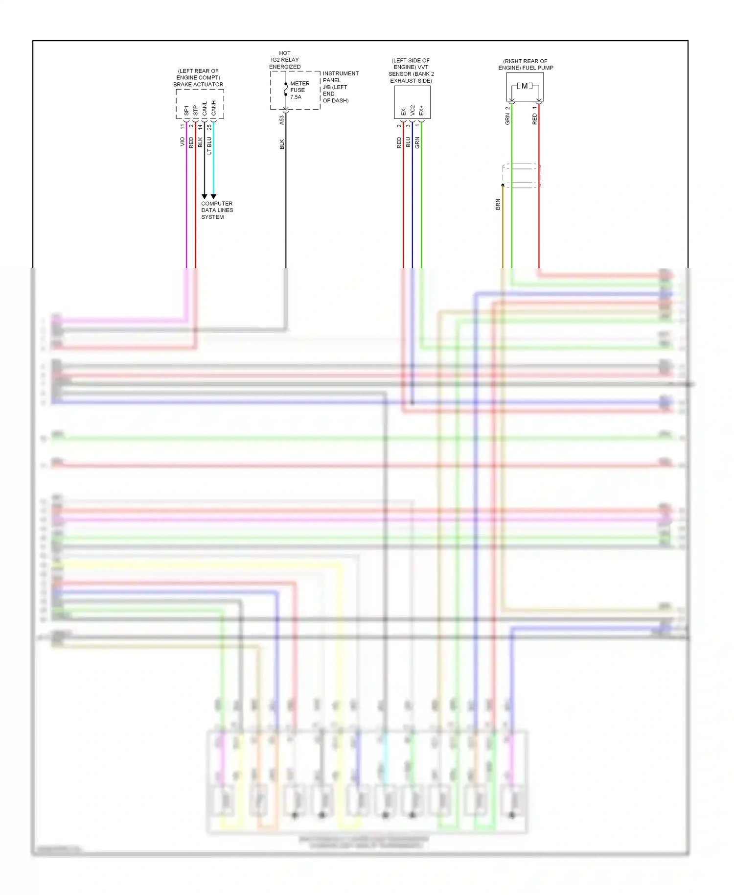 Wiring diagram red for Lexus IS III (2013-2016) (119 of 255)