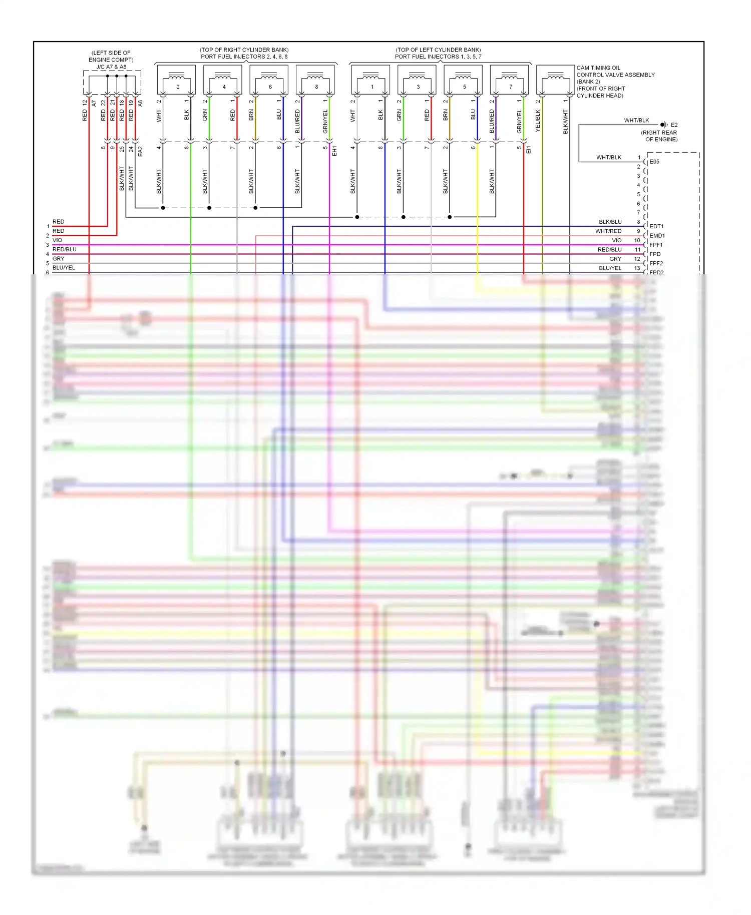 Wiring diagram red for Lexus IS III (2013-2016) (250 of 255)