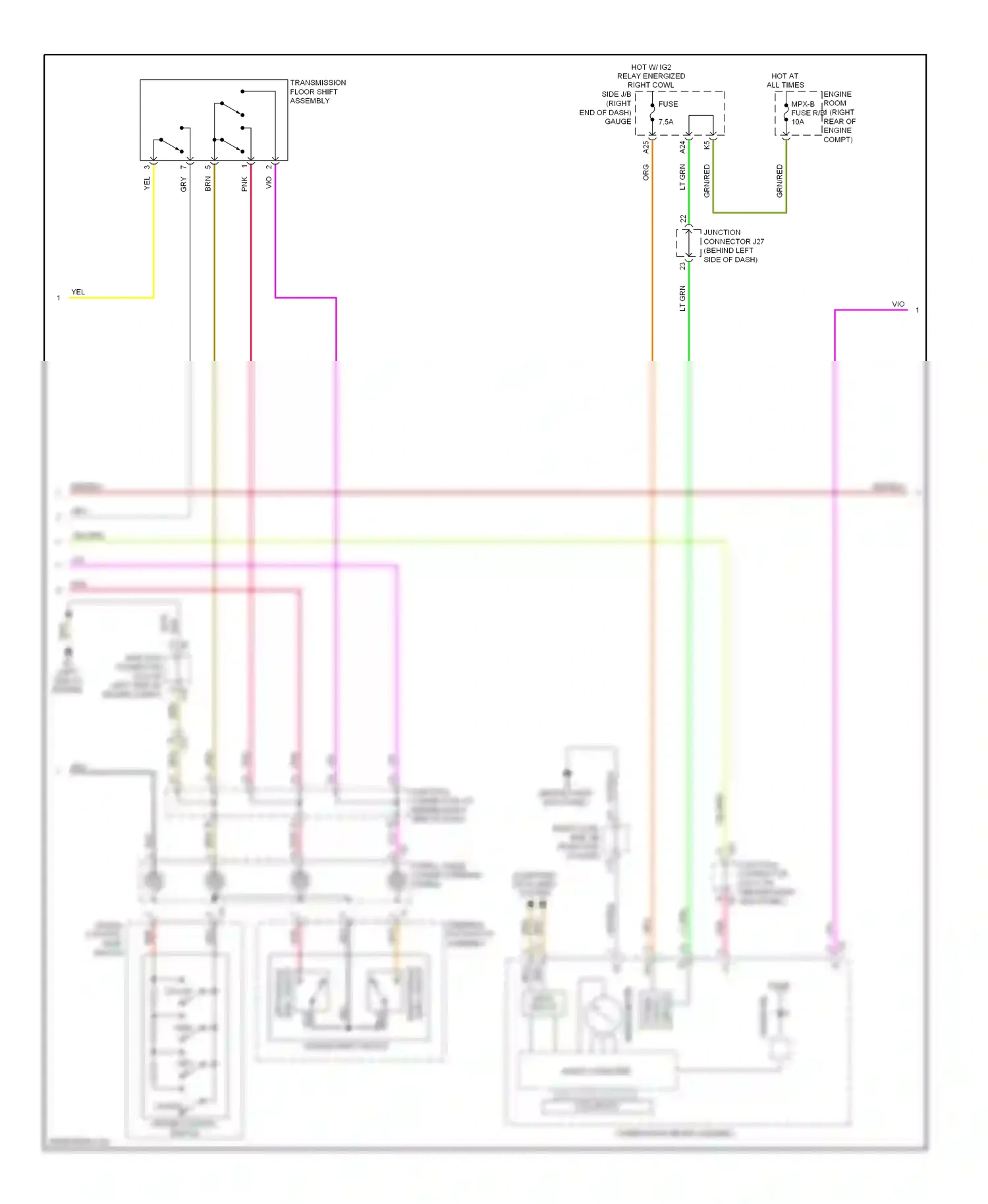 Wiring diagram red/blk for Lexus IS III (2013-2016) (23 of 44)