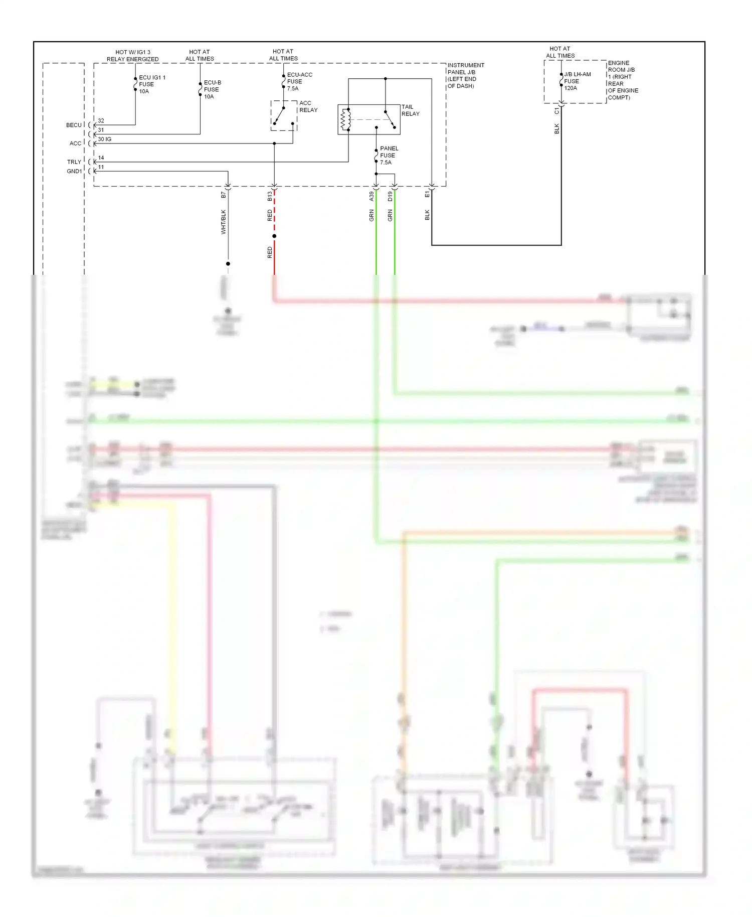 Lexus IS III (2013-2016) rill wiring diagram  (1 of 1)