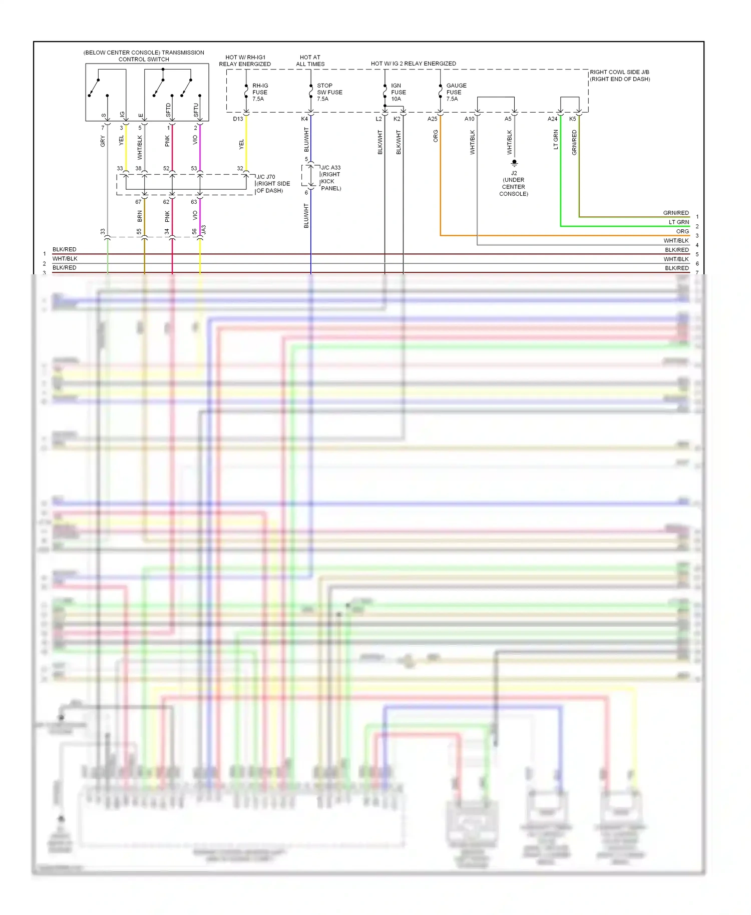 Lexus IS III (2013-2016) sftd wiring diagram  (6 of 9)