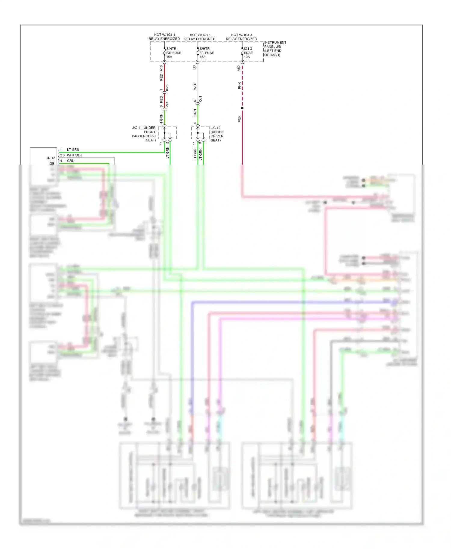Wiring diagram sg-4 for Lexus IS III (2013-2016) (2 of 3)