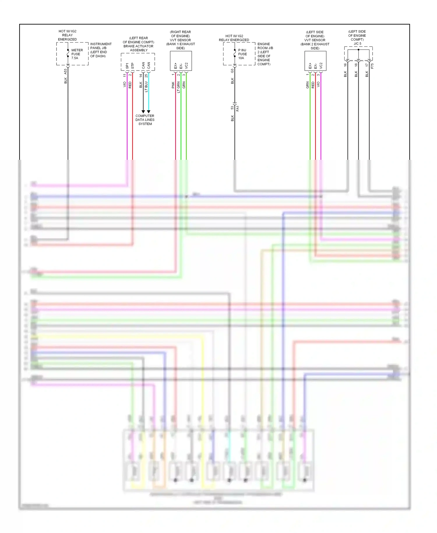Wiring diagram slu+ for Lexus IS III (2013-2016) (9 of 12)