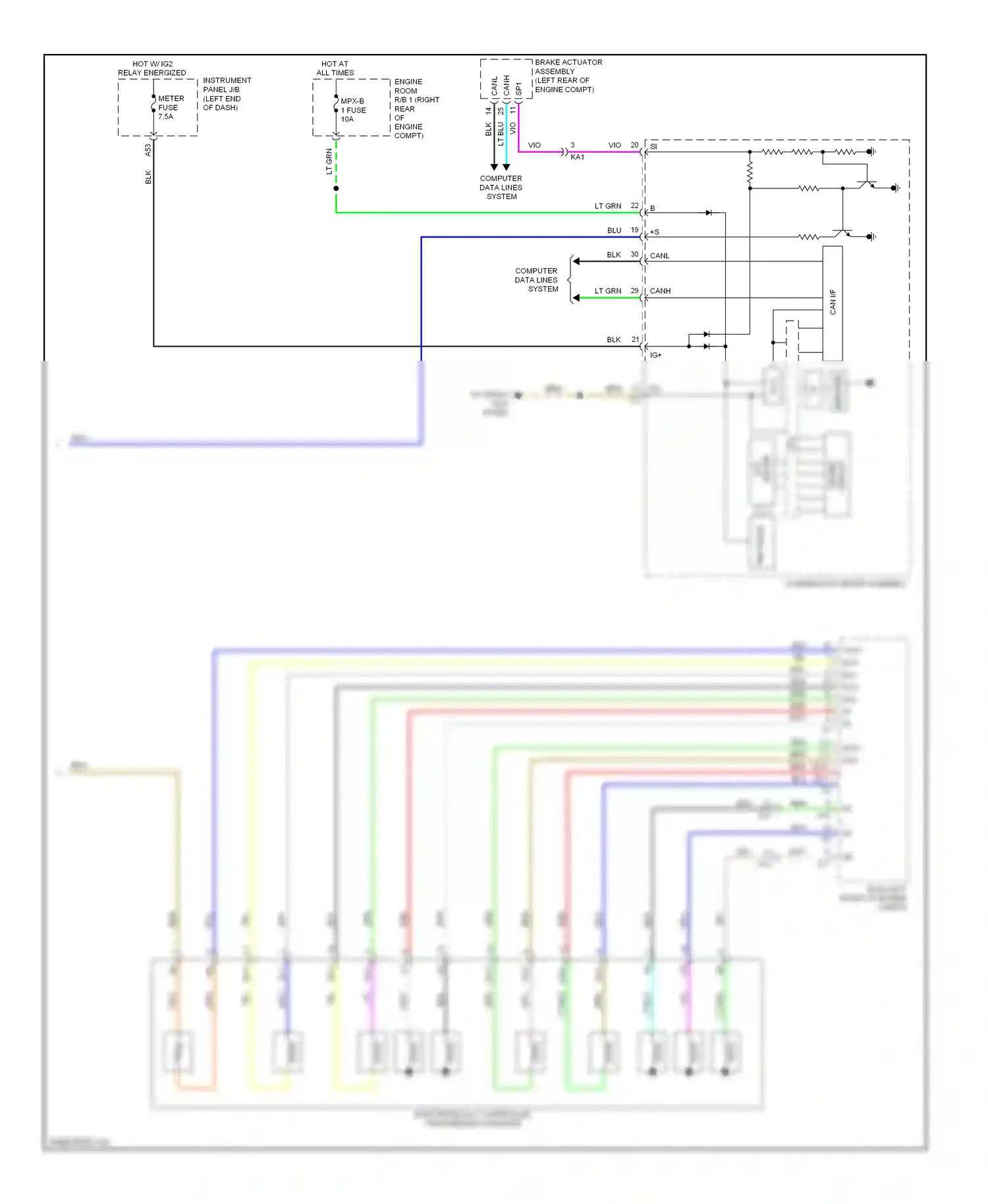 Lexus IS III (2013-2016) speaker wiring diagram  (1 of 11)