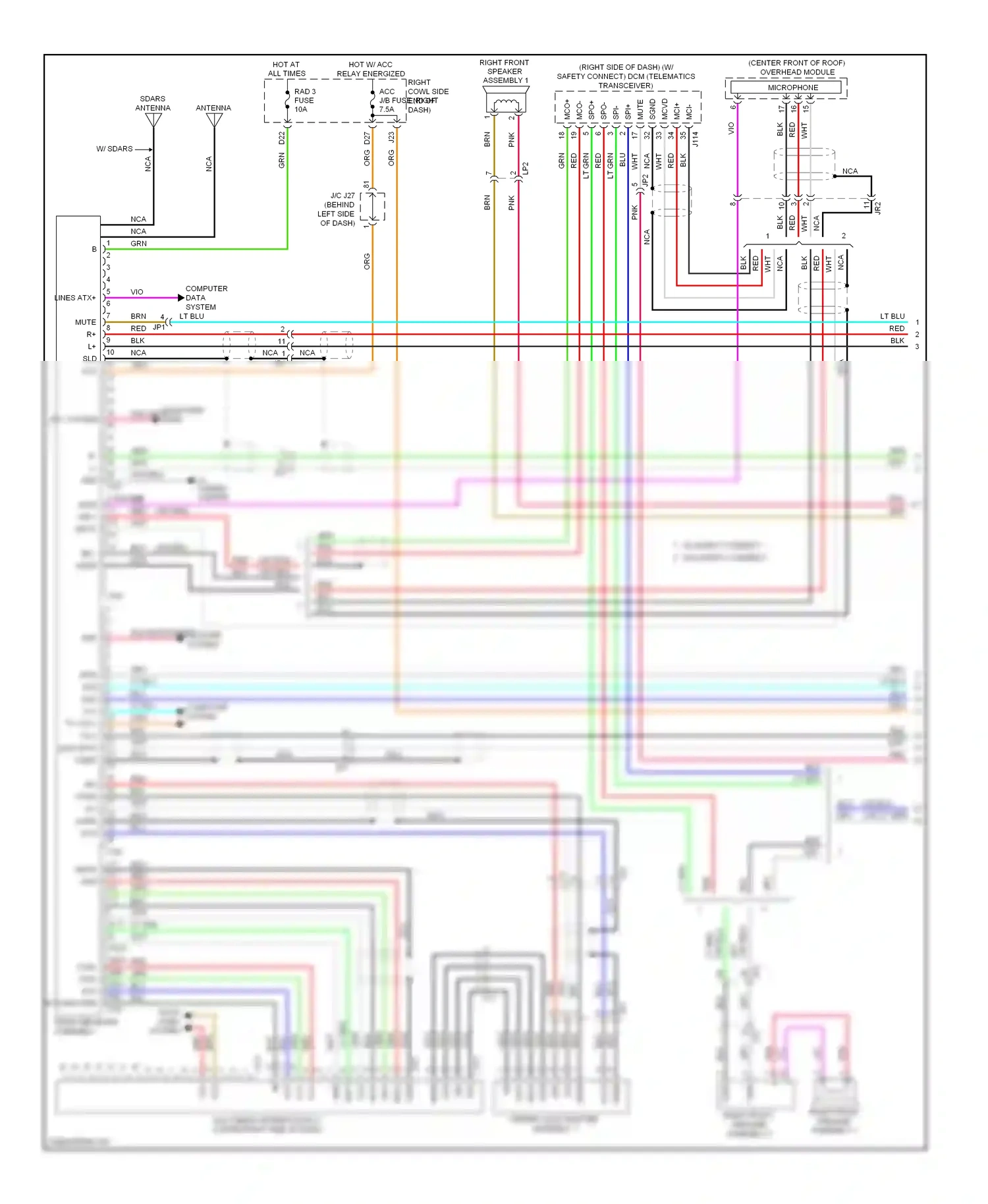 Wiring diagram ulo+ for Lexus IS III (2013-2016) (1 of 3)