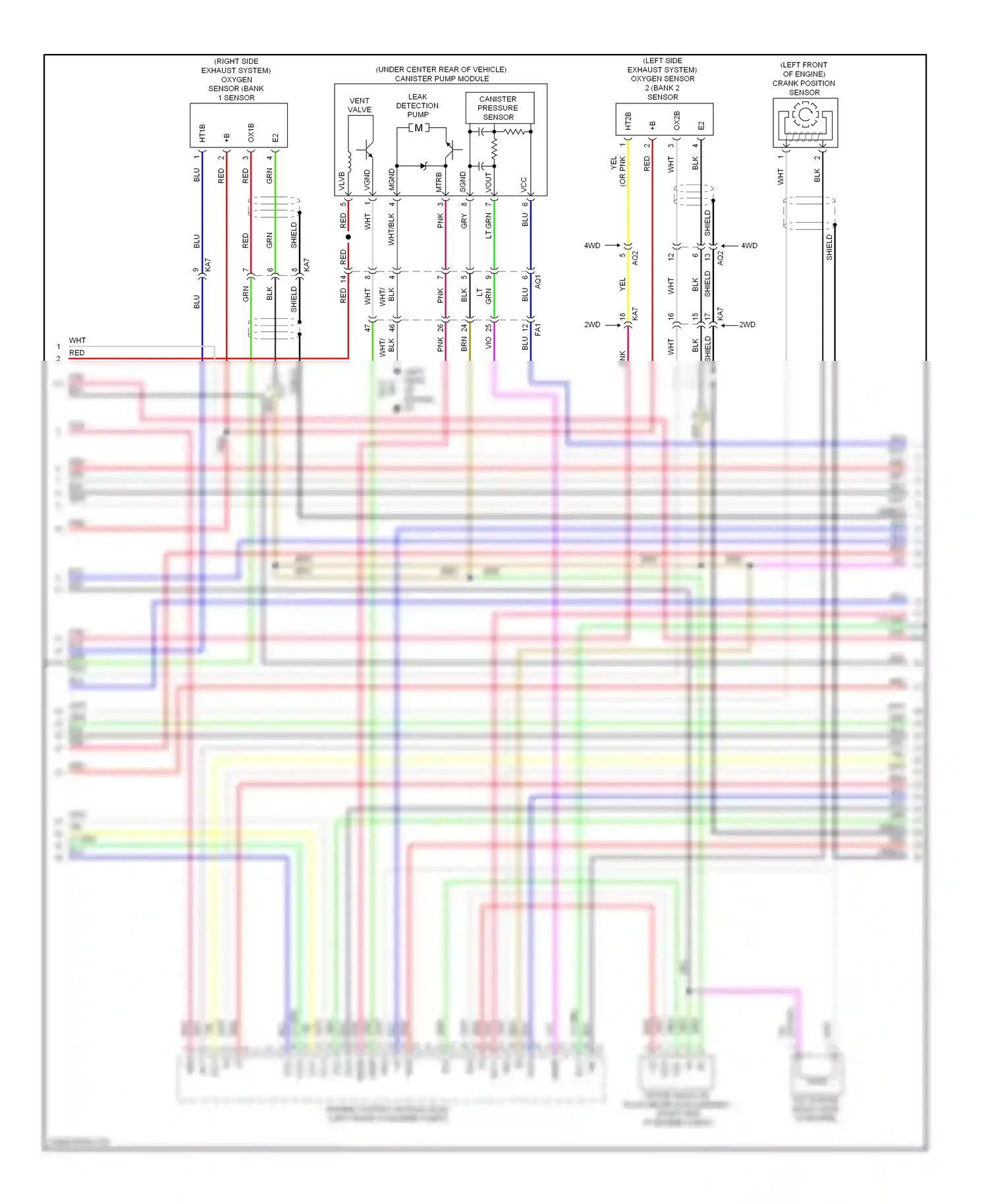 Wiring diagram vent valve for Lexus IS III (2013-2016) (4 of 4)