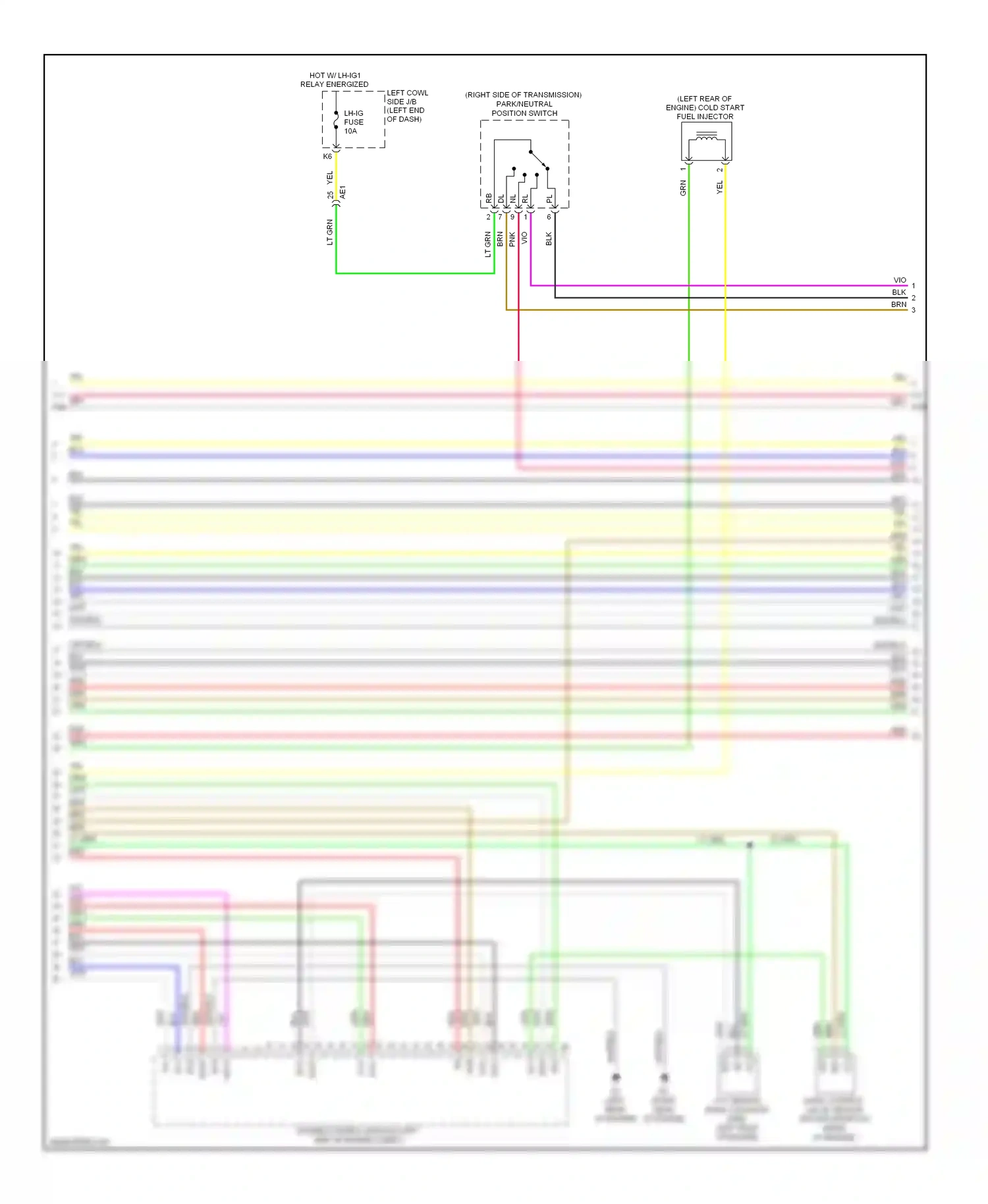 Lexus IS III (2013-2016) vsx wiring diagram  (2 of 2)