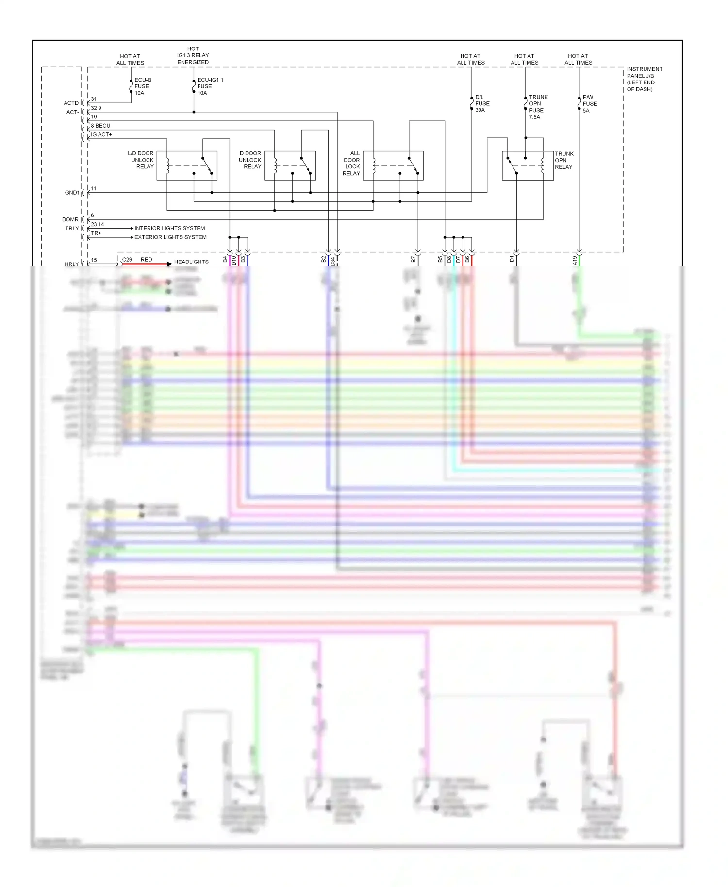 Wiring diagram yel for Lexus IS III (2013-2016) (43 of 188)