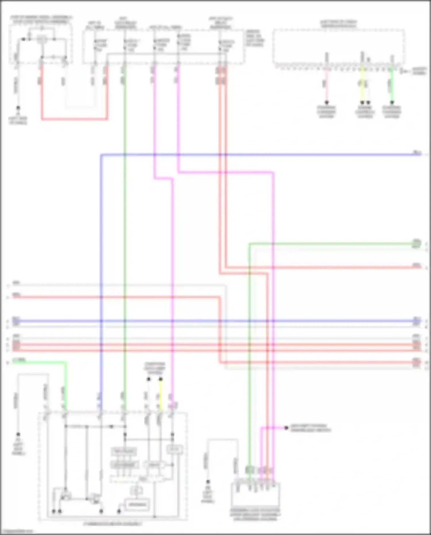 LC Lexus I (2016-2024): Forced entry circuit (4 of 6)