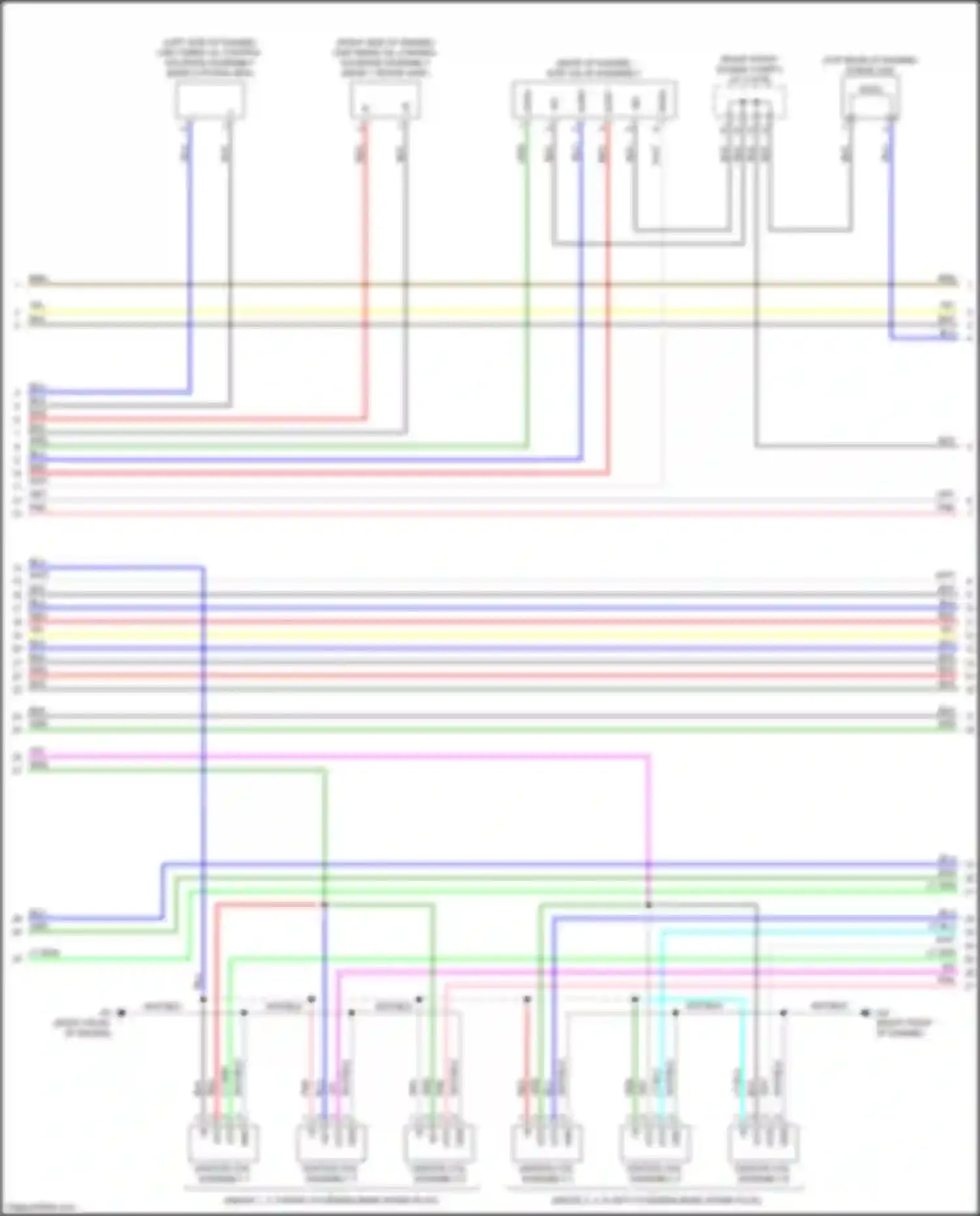 LC Lexus I (2016-2024): Wiring diagram engine performance 3.5l hybrid, engine controls circuit (2 of 10)