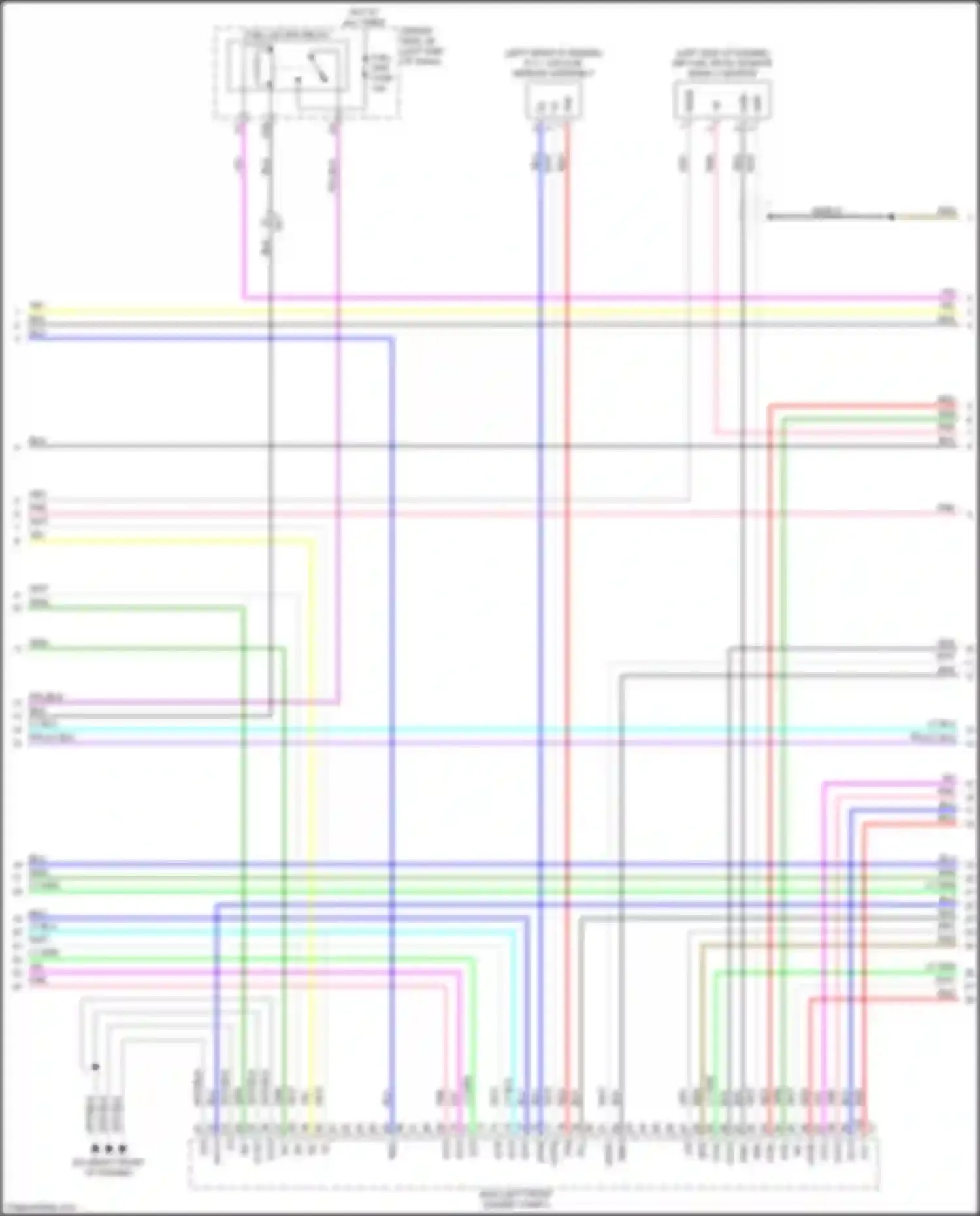 LC Lexus I (2016-2024): Wiring diagram engine performance 3.5l hybrid, engine controls circuit (4 of 10)