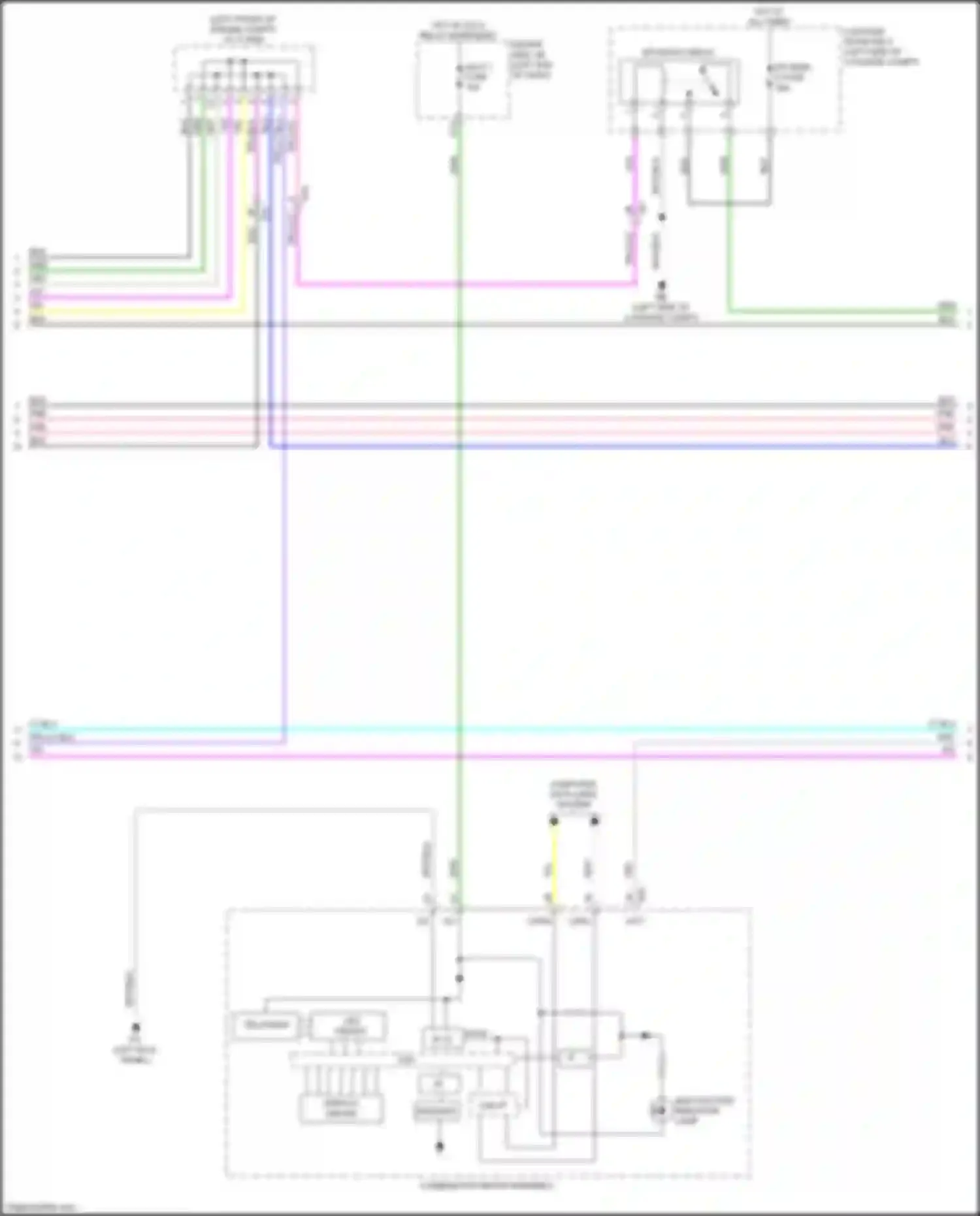 LC Lexus I (2016-2024): Wiring diagram engine performance 3.5l hybrid, engine controls circuit (8 of 10)