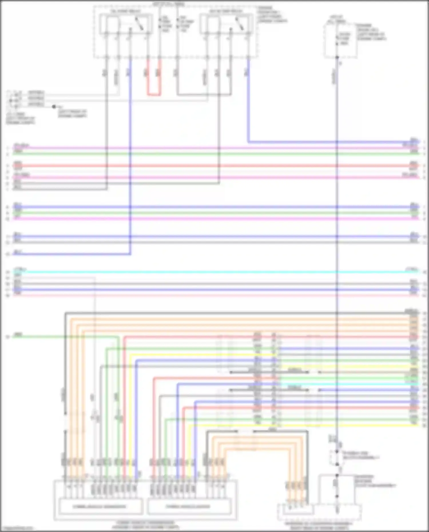 LC Lexus I (2016-2024): Wiring diagram engine performance 3.5l hybrid, hybrid system circuit (2 of 11)
