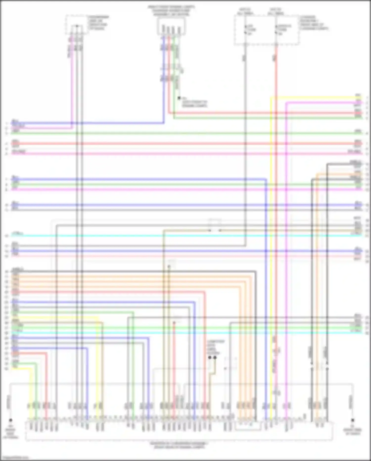 LC Lexus I (2016-2024): Wiring diagram engine performance 3.5l hybrid, hybrid system circuit (3 of 11)