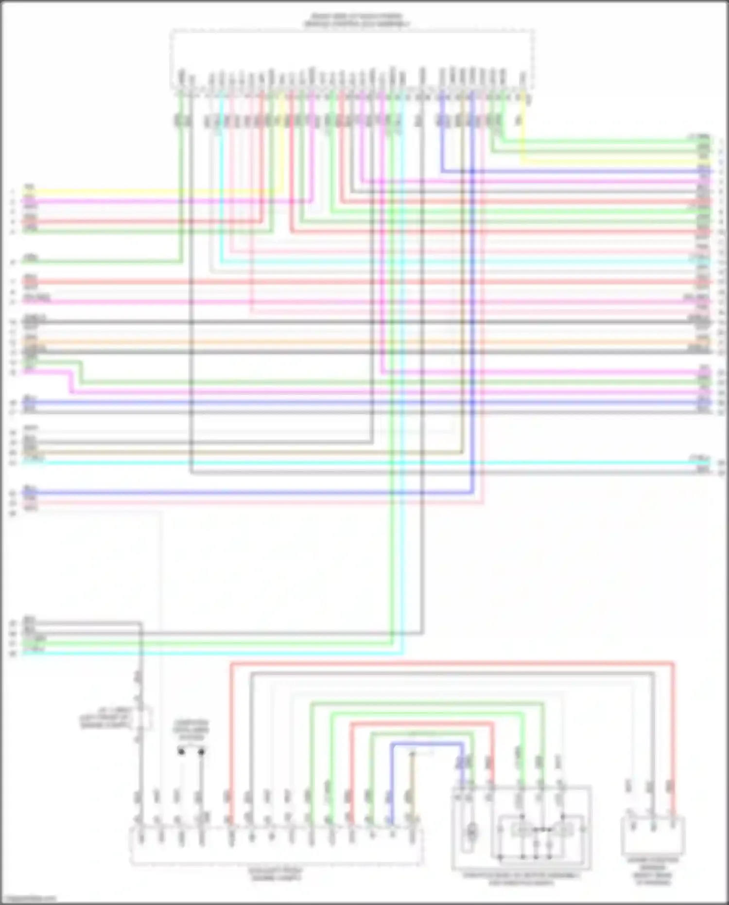 LC Lexus I (2016-2024): Wiring diagram engine performance 3.5l hybrid, hybrid system circuit (4 of 11)