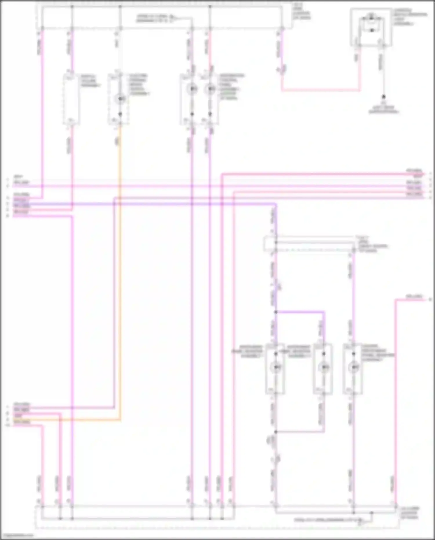 LC Lexus I (2016-2024): Instrument illumination circuit (3 of 4)