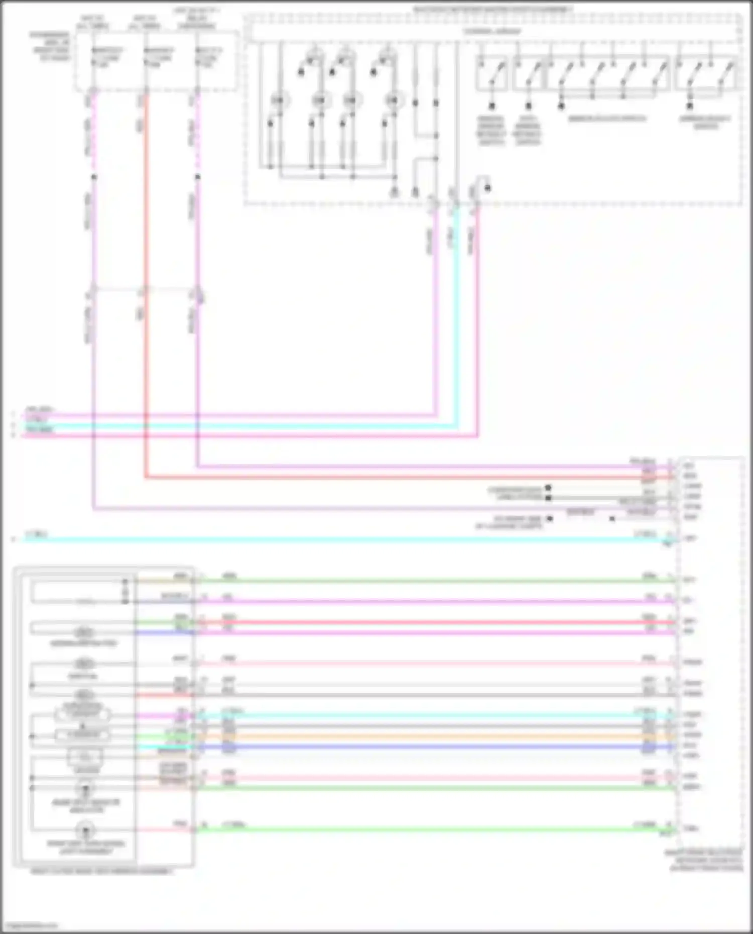 LC Lexus I (2016-2024): Memory mirrors circuit (2 of 2)