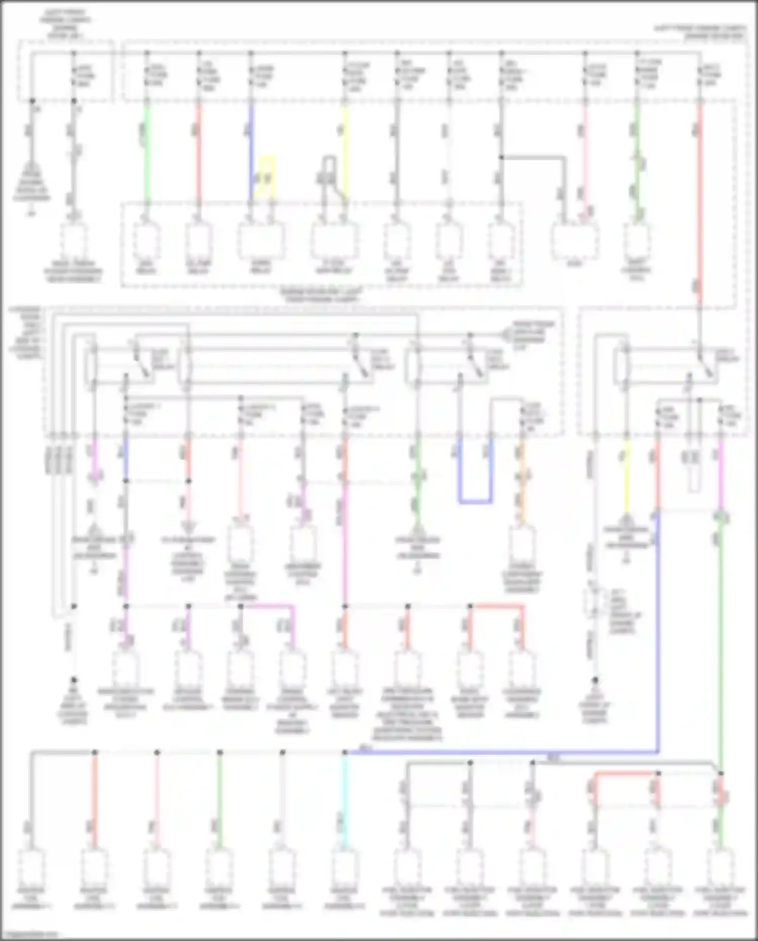 LC Lexus I (2016-2024): Power distribution circuit (2 of 7)