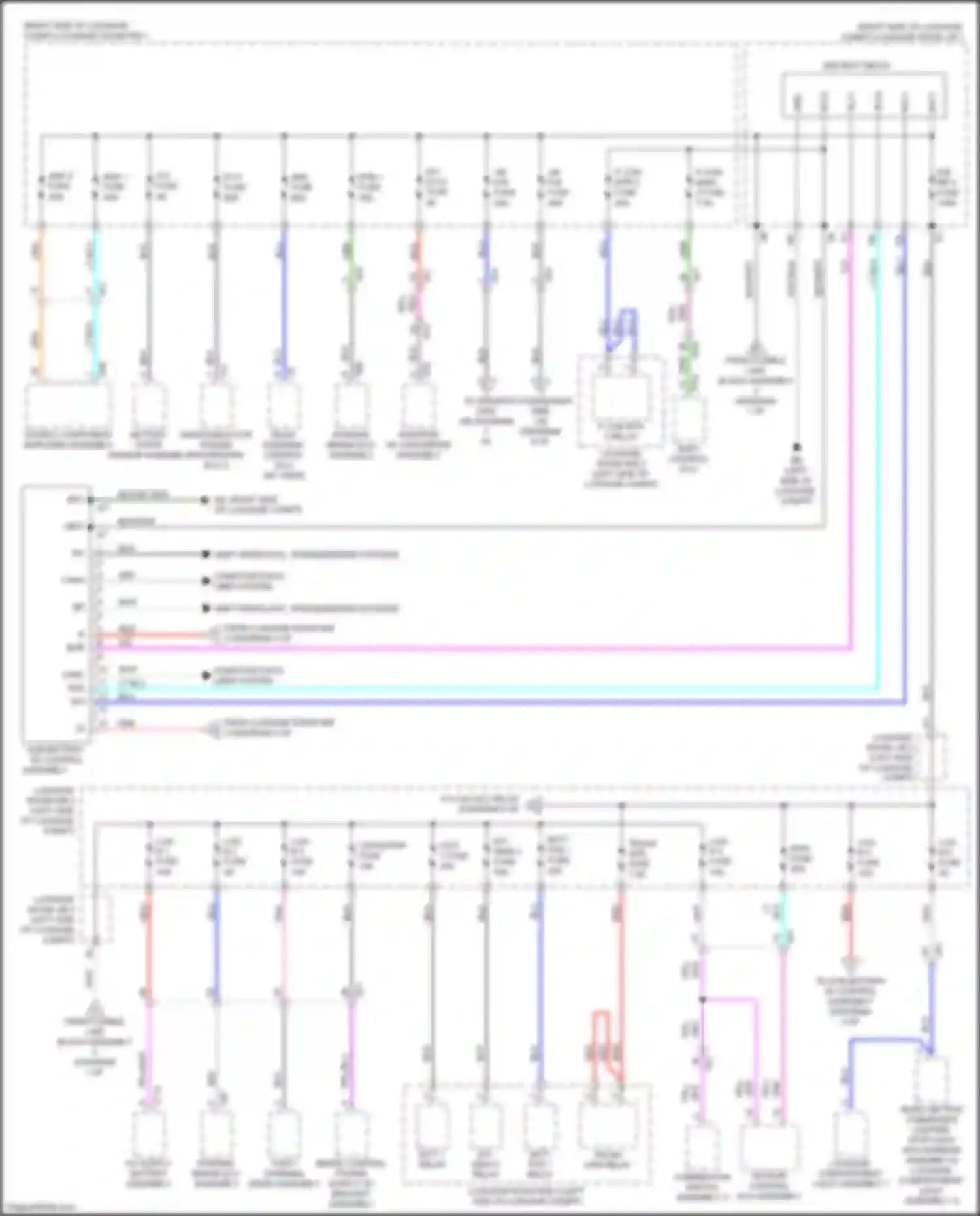 LC Lexus I (2016-2024): Power distribution circuit (3 of 7)