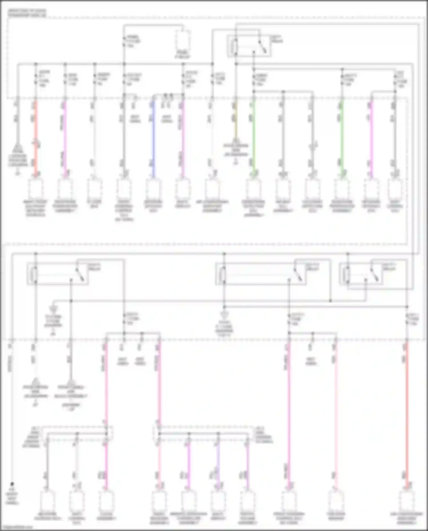 LC Lexus I (2016-2024): Power distribution circuit (6 of 7)