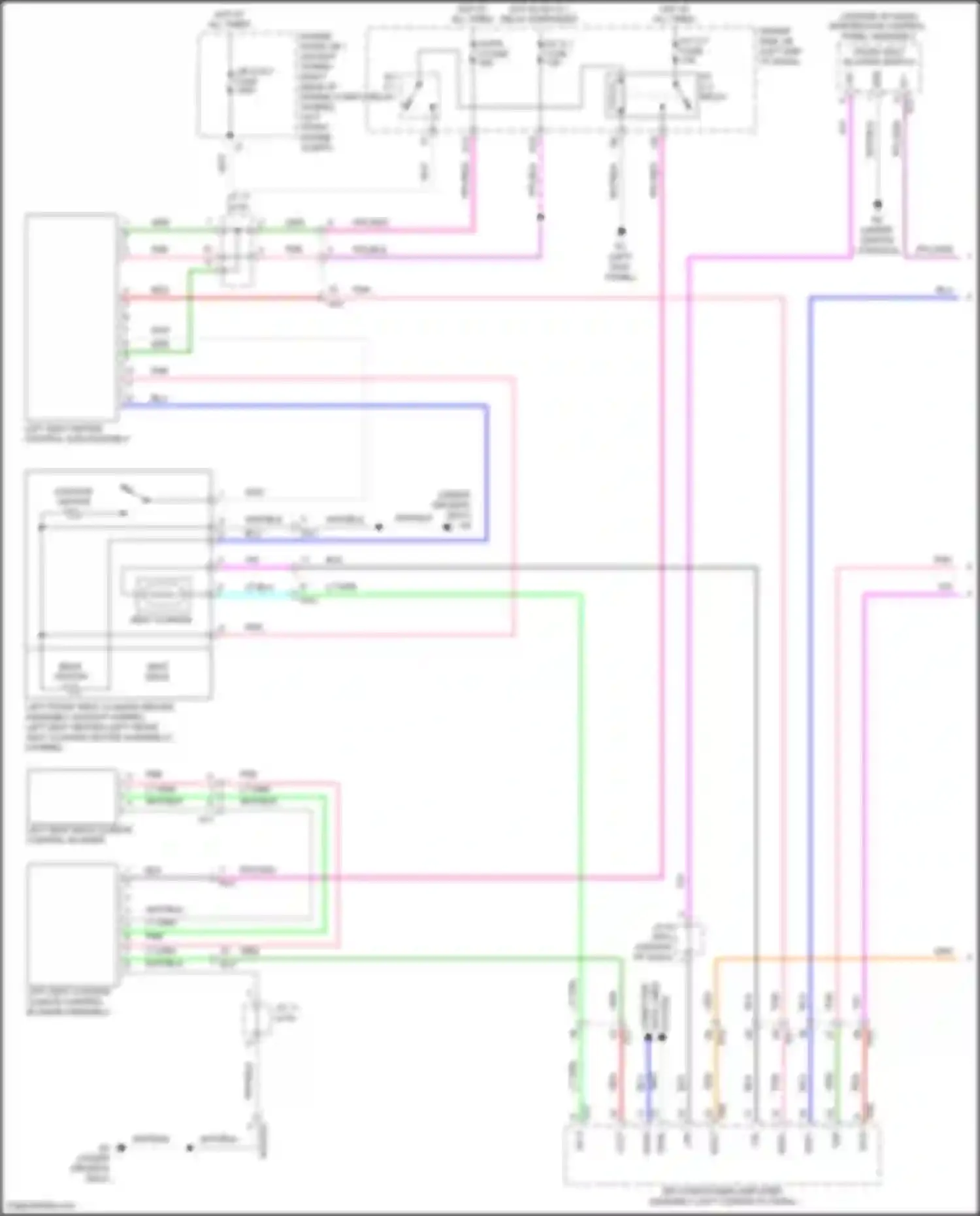 LC Lexus I (2016-2024): Climate control seats circuit (1 of 2)