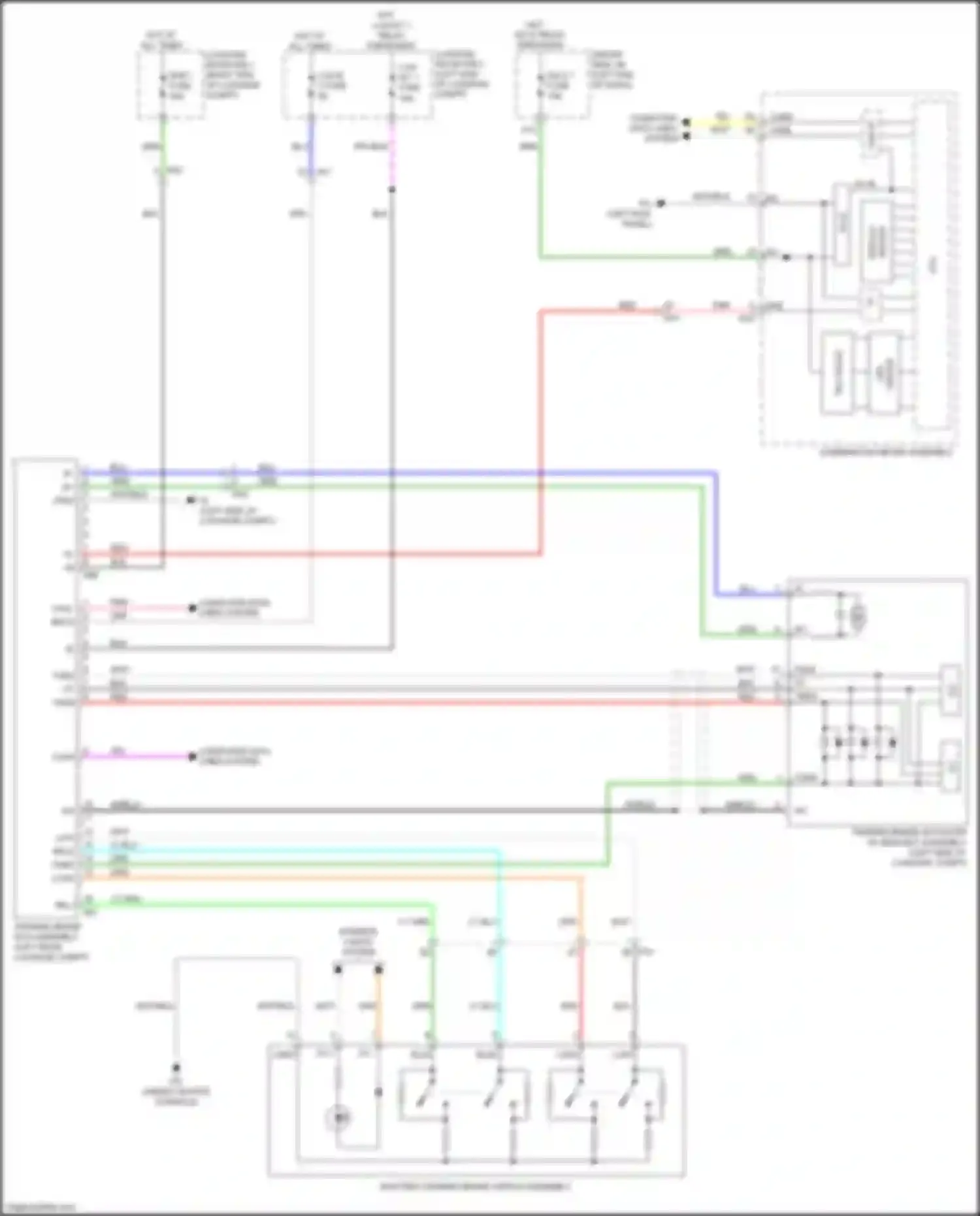 LC Lexus I (2016-2024): Park brake release circuit