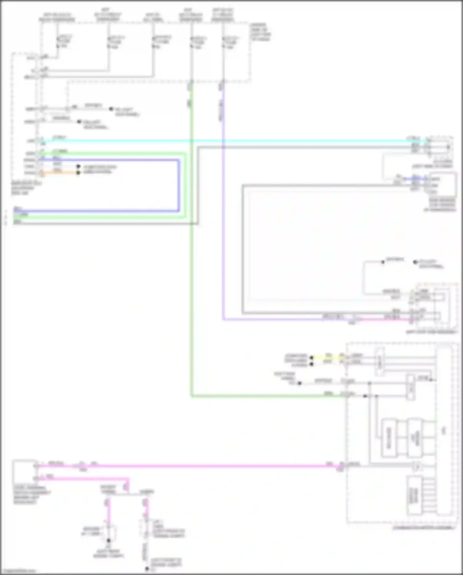 LC Lexus I (2016-2024): Wiper/washer circuit (2 of 2)