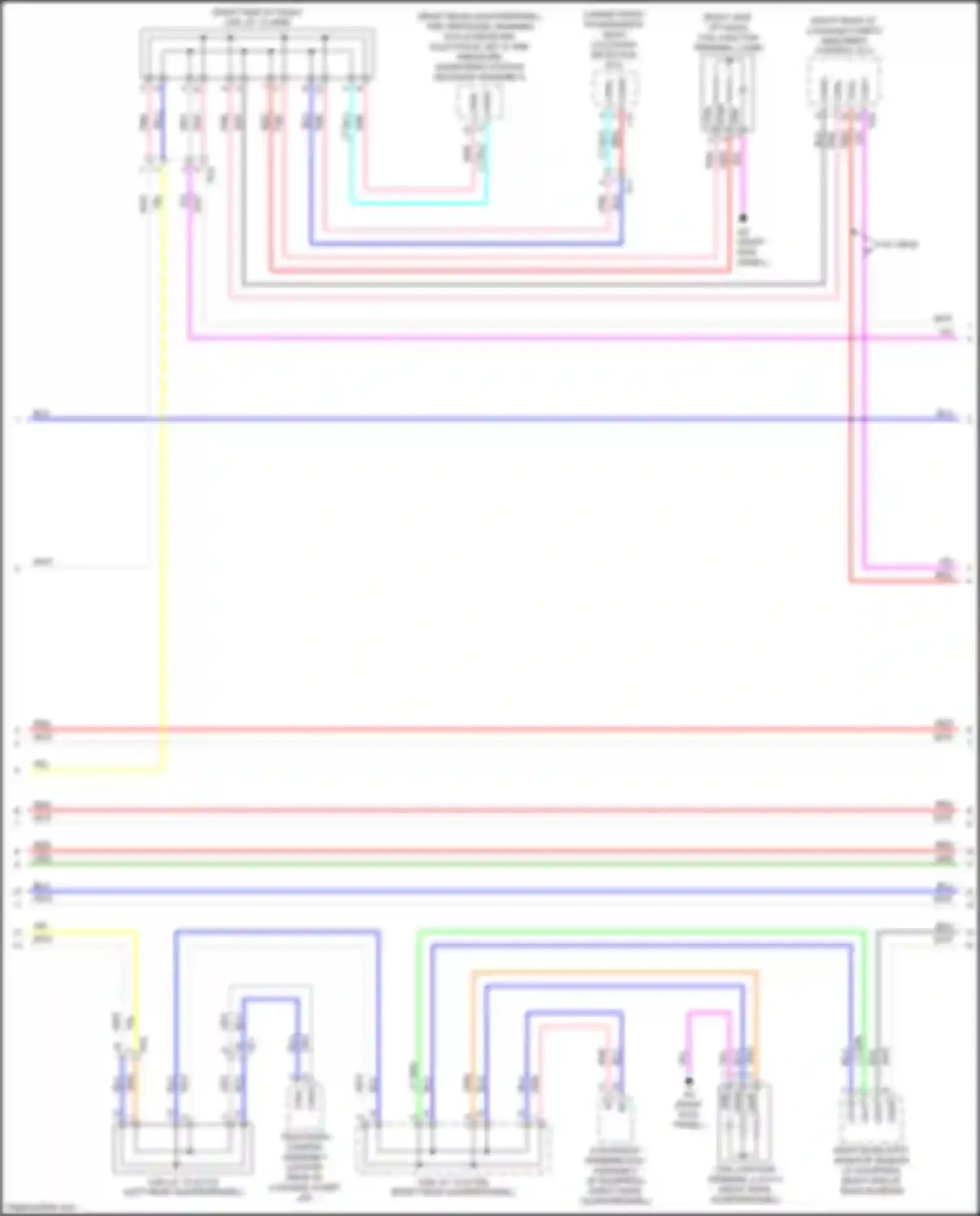 Wiring diagram absorber control ecu for Lexus LC I (2016-2024) (1 of 6)