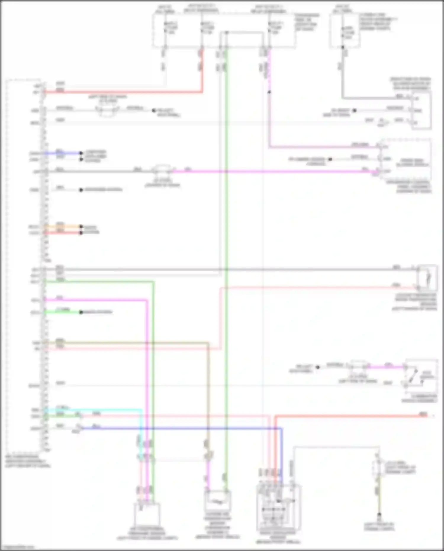 Wiring diagram air conditioning amplifier assembly for Lexus LC I (2016-2024) (1 of 17)